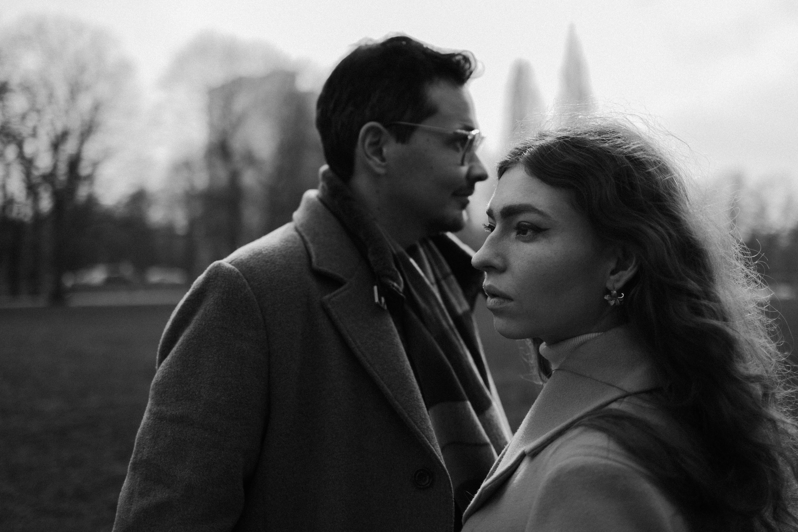 Love Story in Leipzig Park. Emotional&Cinematic Couple Photoshoot by Kristina Kozheltsova. Kristina Kozheltsova- Soulful Portrait&Lifestyle&Love Story Photographer in Leipzig, Germany