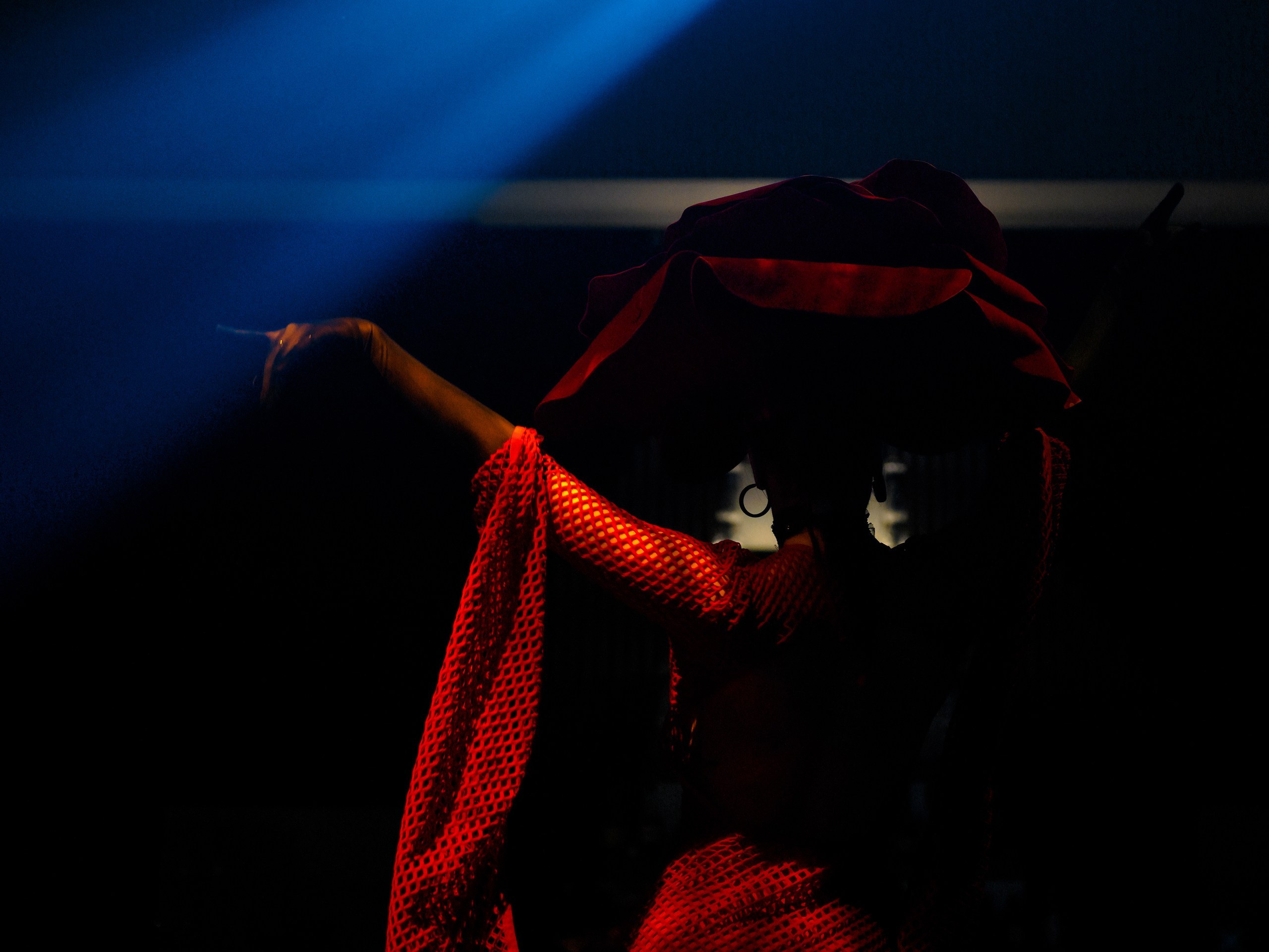 Atmospheric photography of a lady dancing in a club