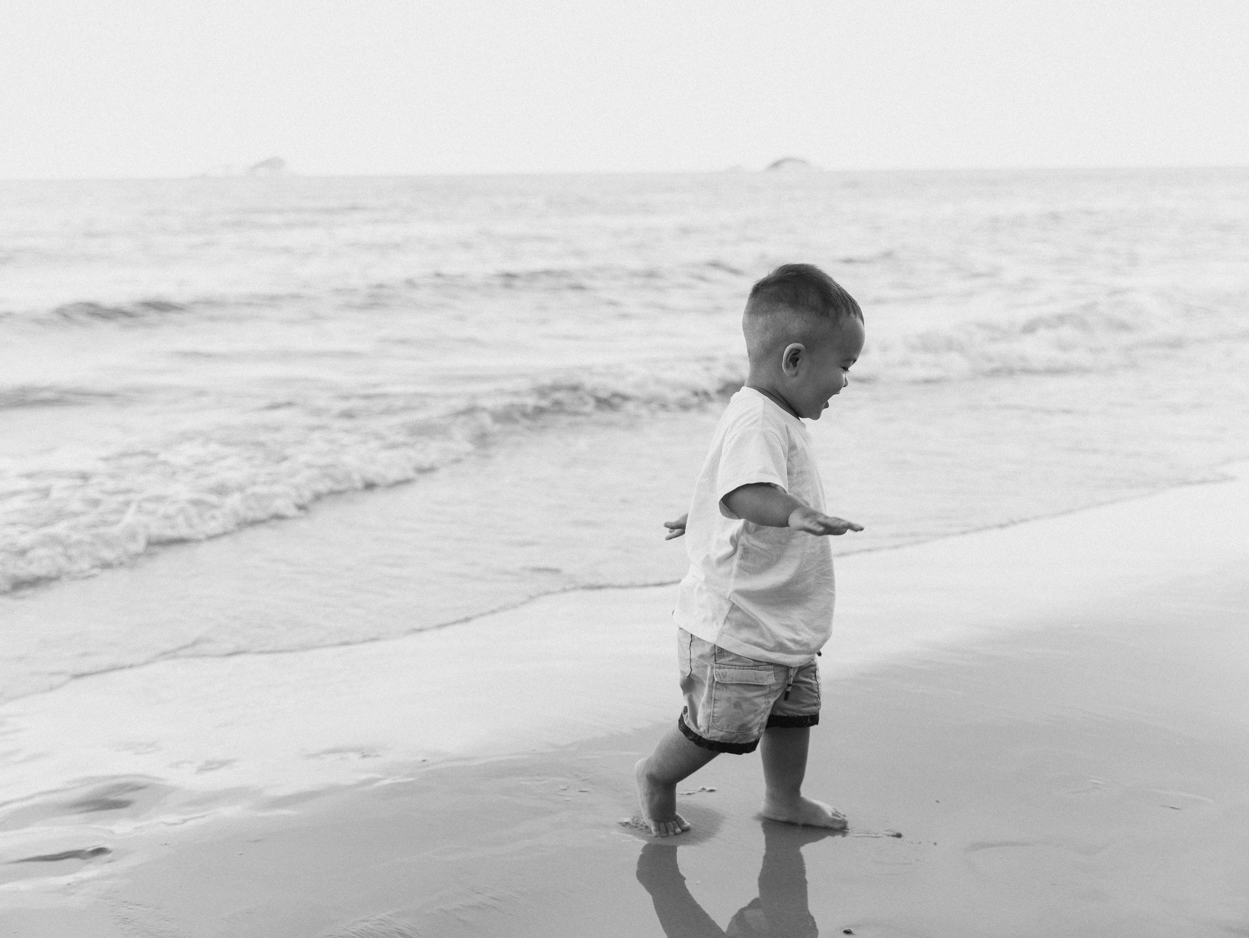 At the beach. Family and wedding photographer in Bangkok, Thailand