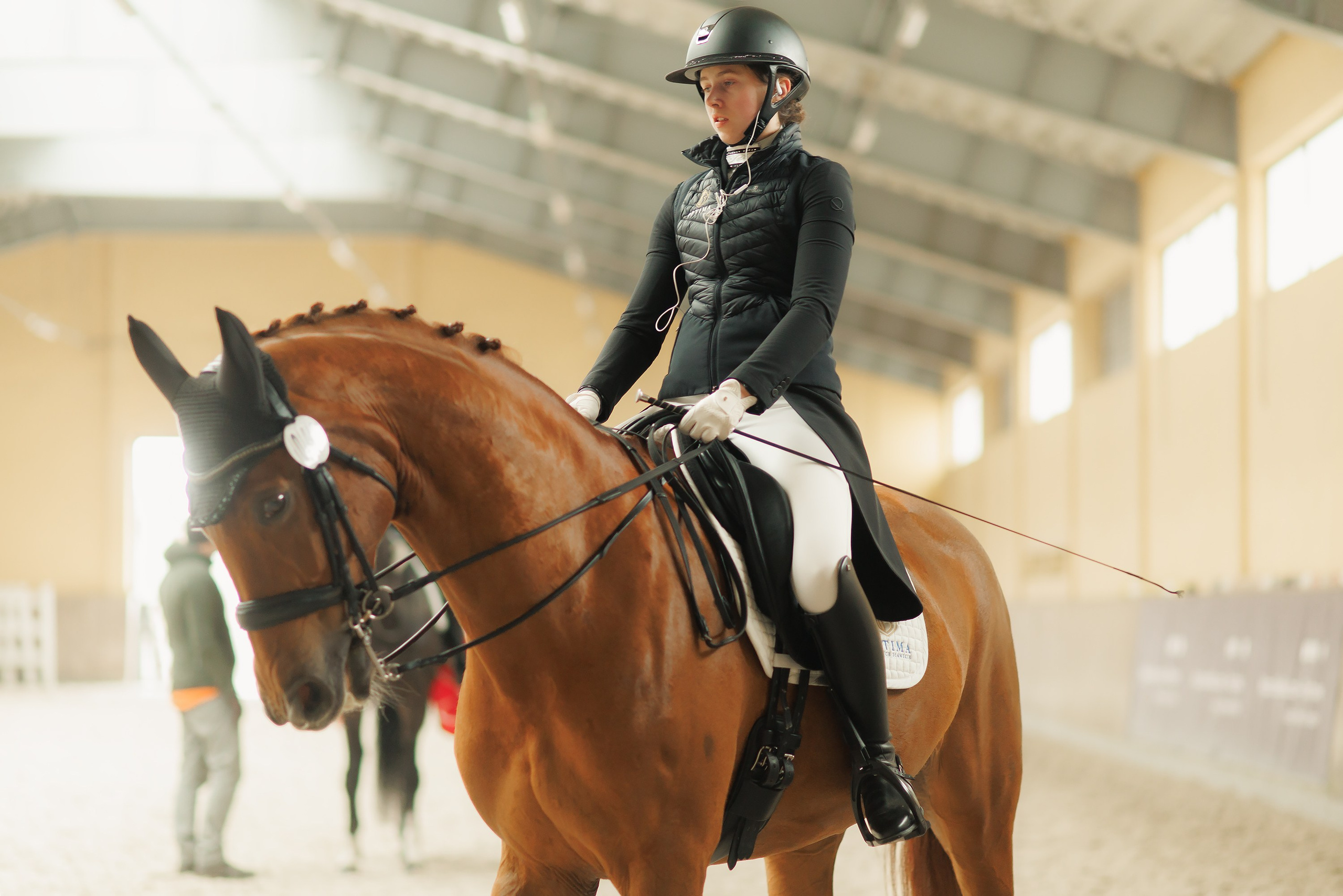 Partynice dressage \ feb'25. Kaja | fotograf we Wrocławiu | ludzie i psy