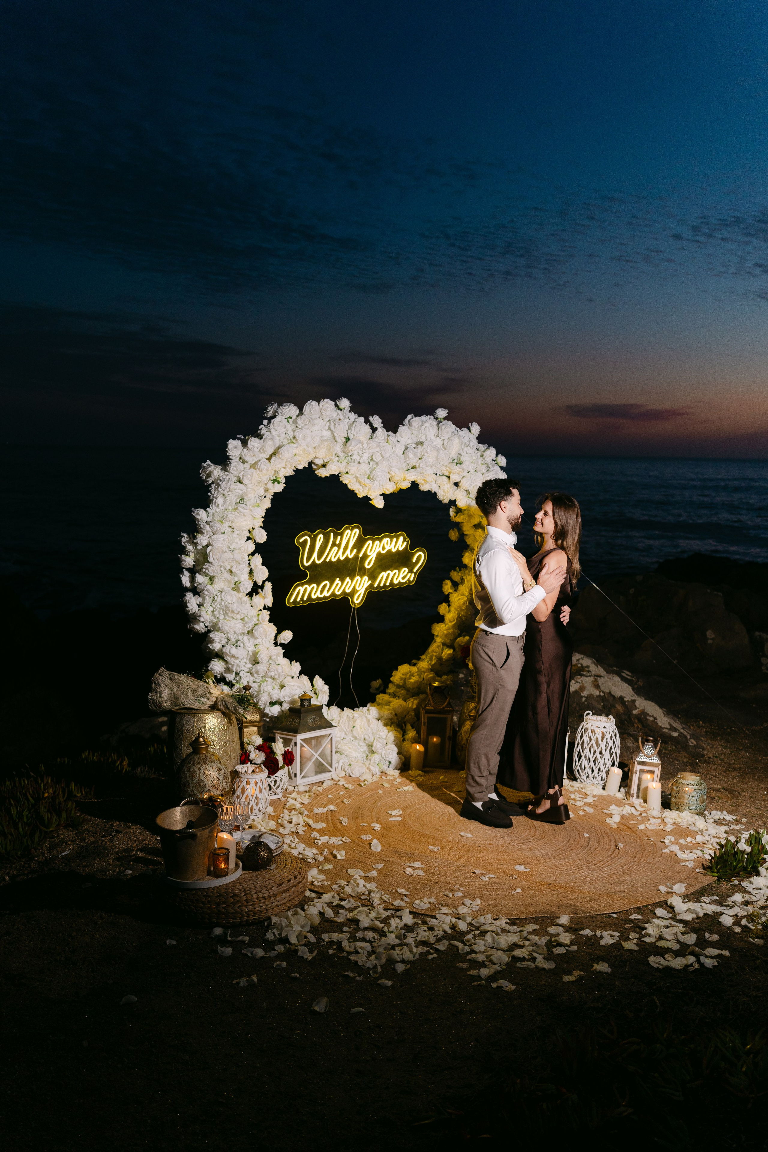 Wedding Proposal at the Beach. Davi Valente