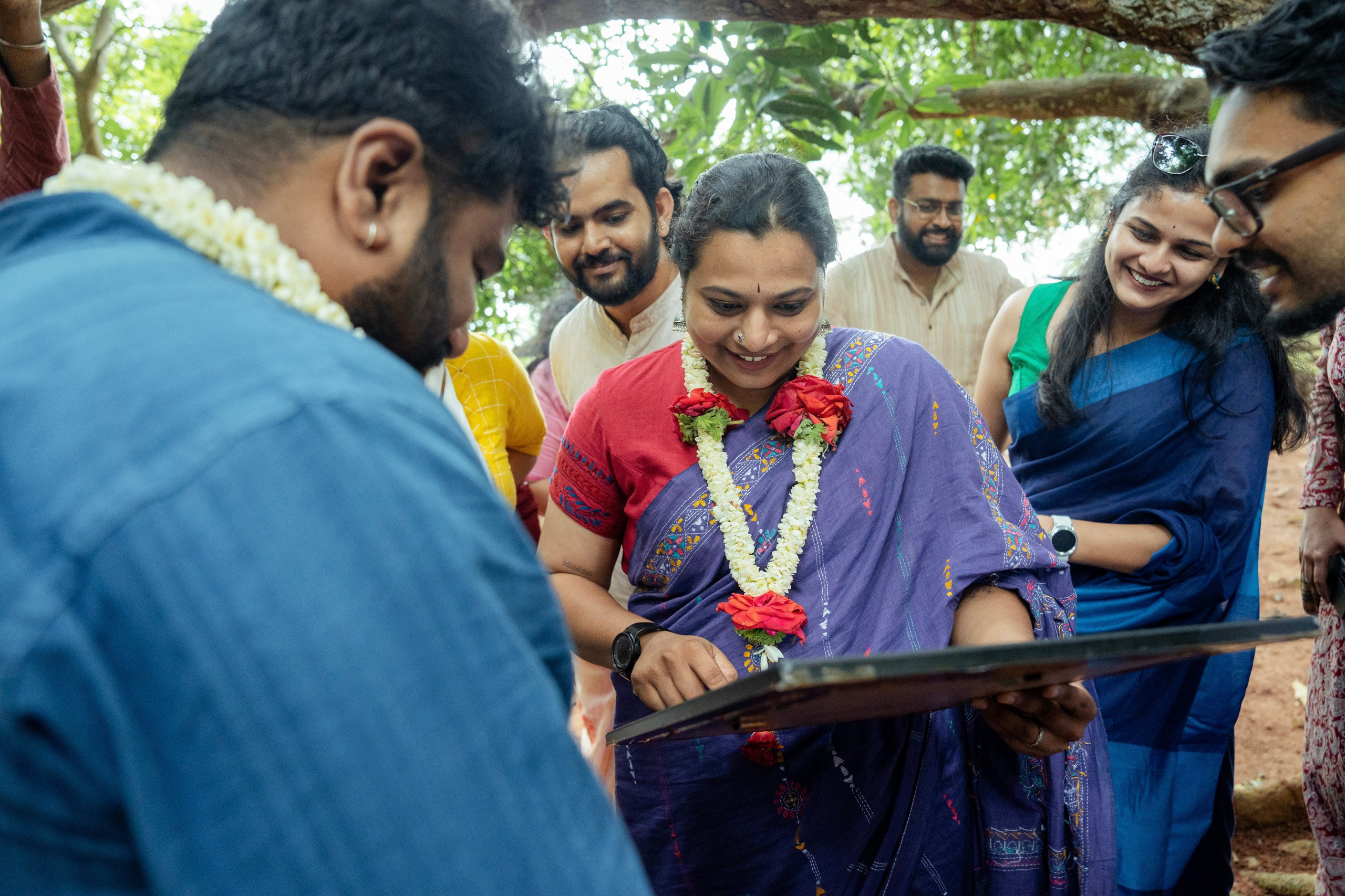 Shraddha & Sumukha, Mantra Mangalya Wedding under a Mango Tree, Red Earth Kabini | Truly Yours