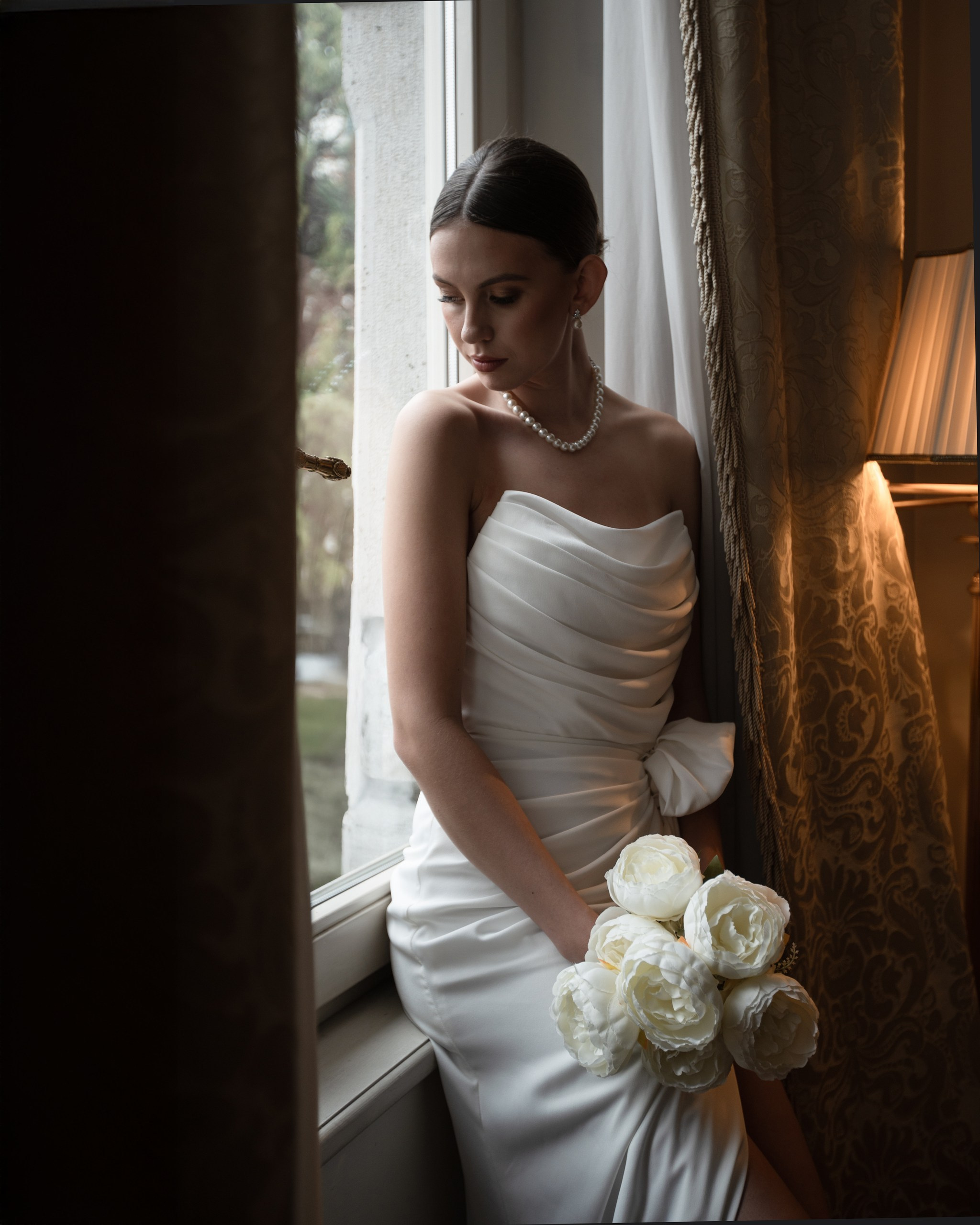 Bridal hair design for elegant Italian ceremony