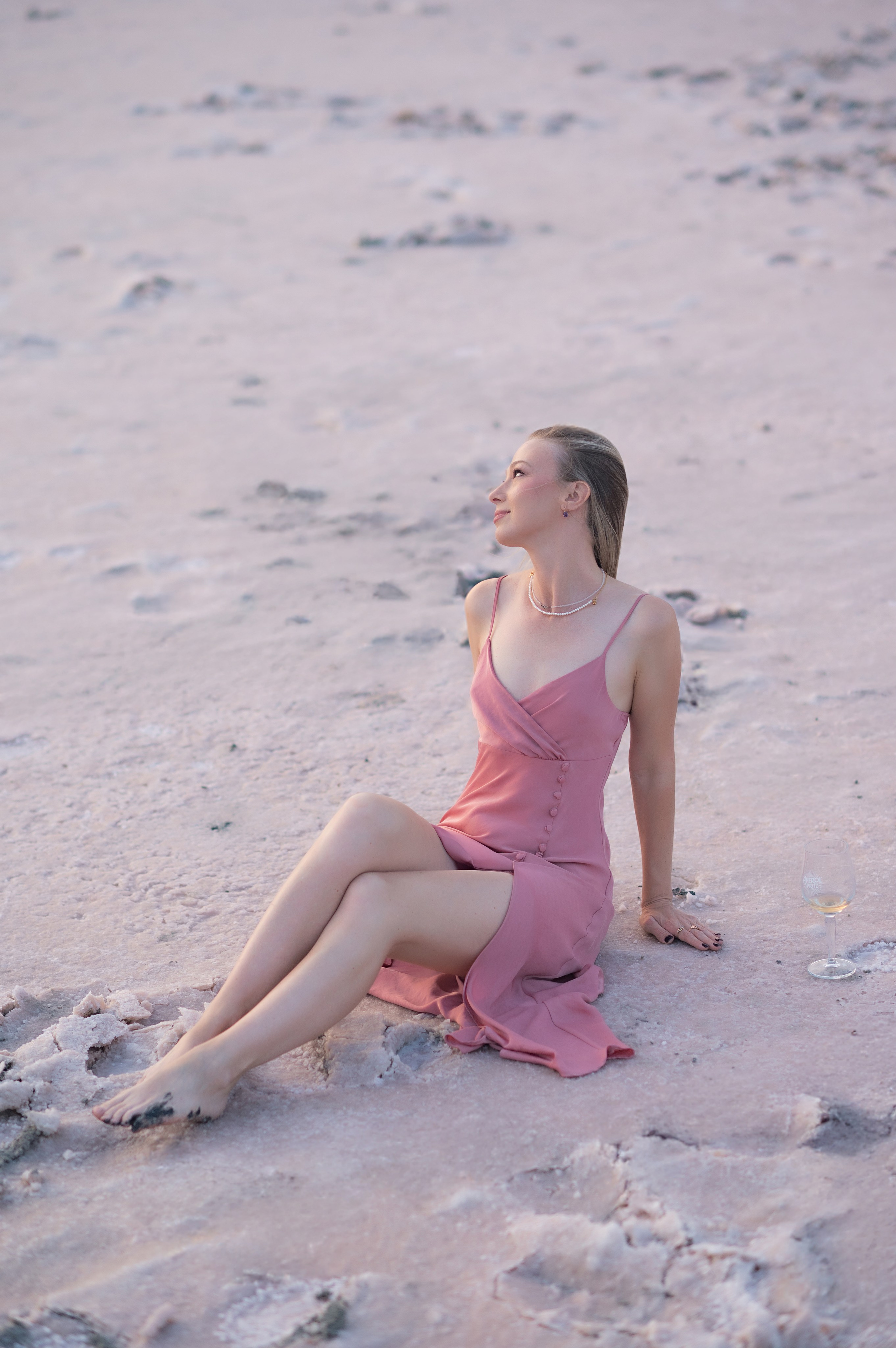 На Соленом озере. Фотограф на Кипре