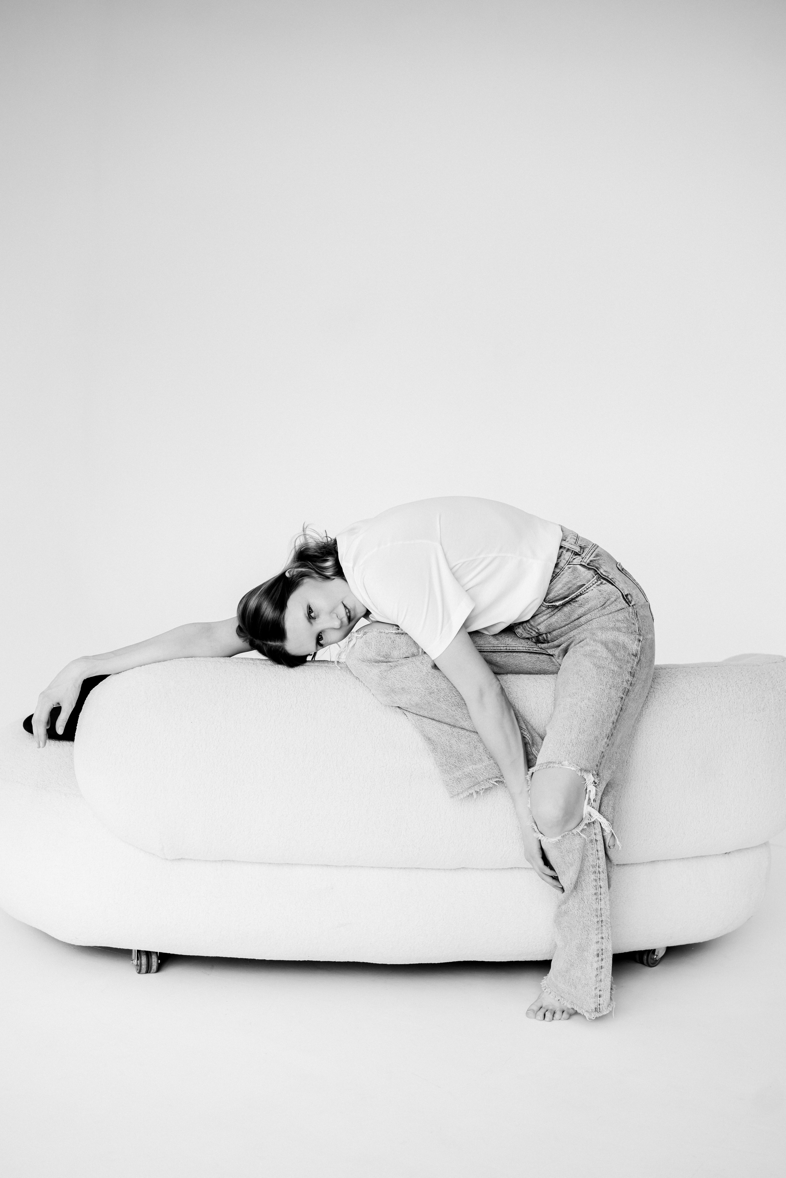 Studio photoshoot. Portrait, lookbook and family photographer in Riga, LATVIA