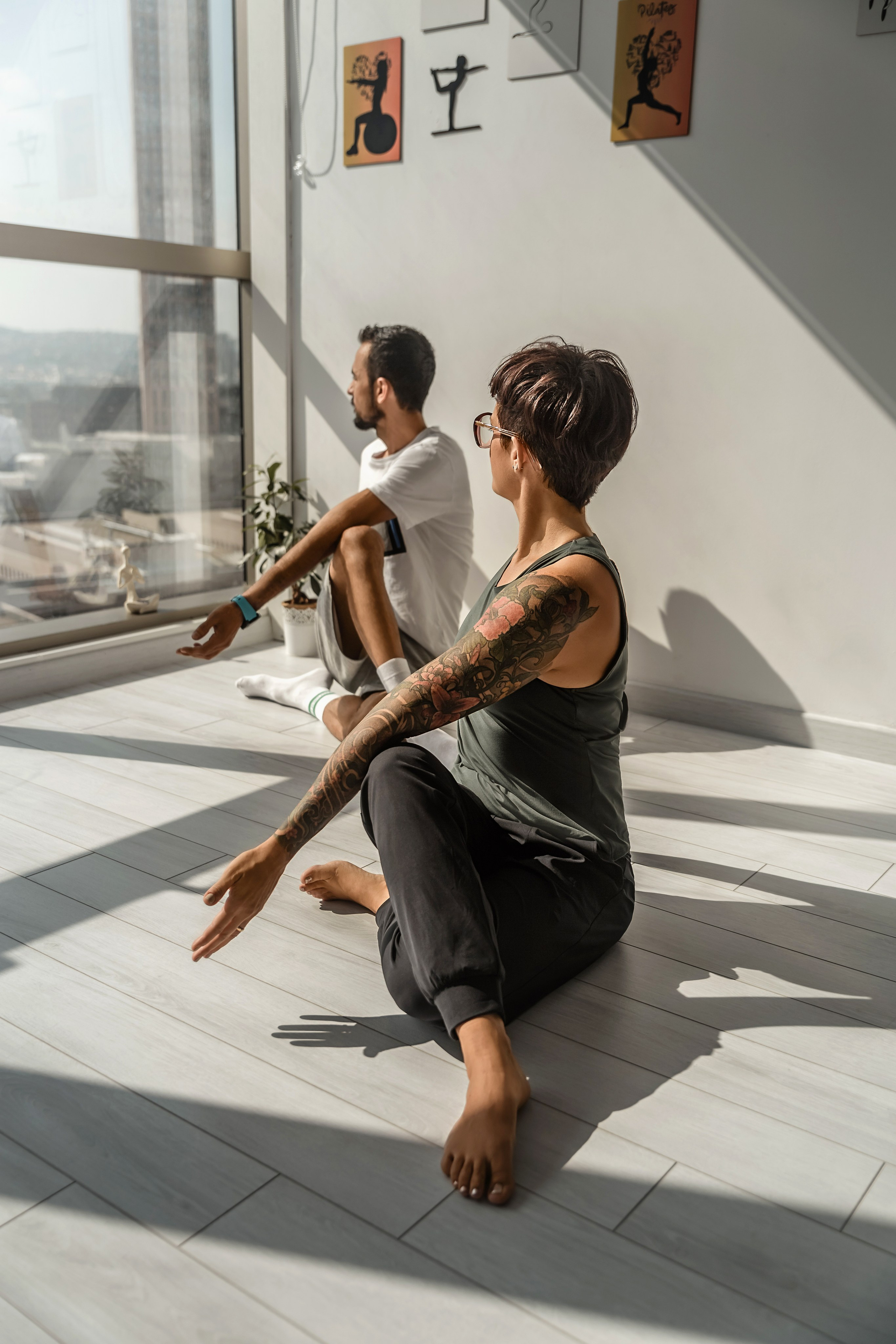 Photo session for a Pilates trainer