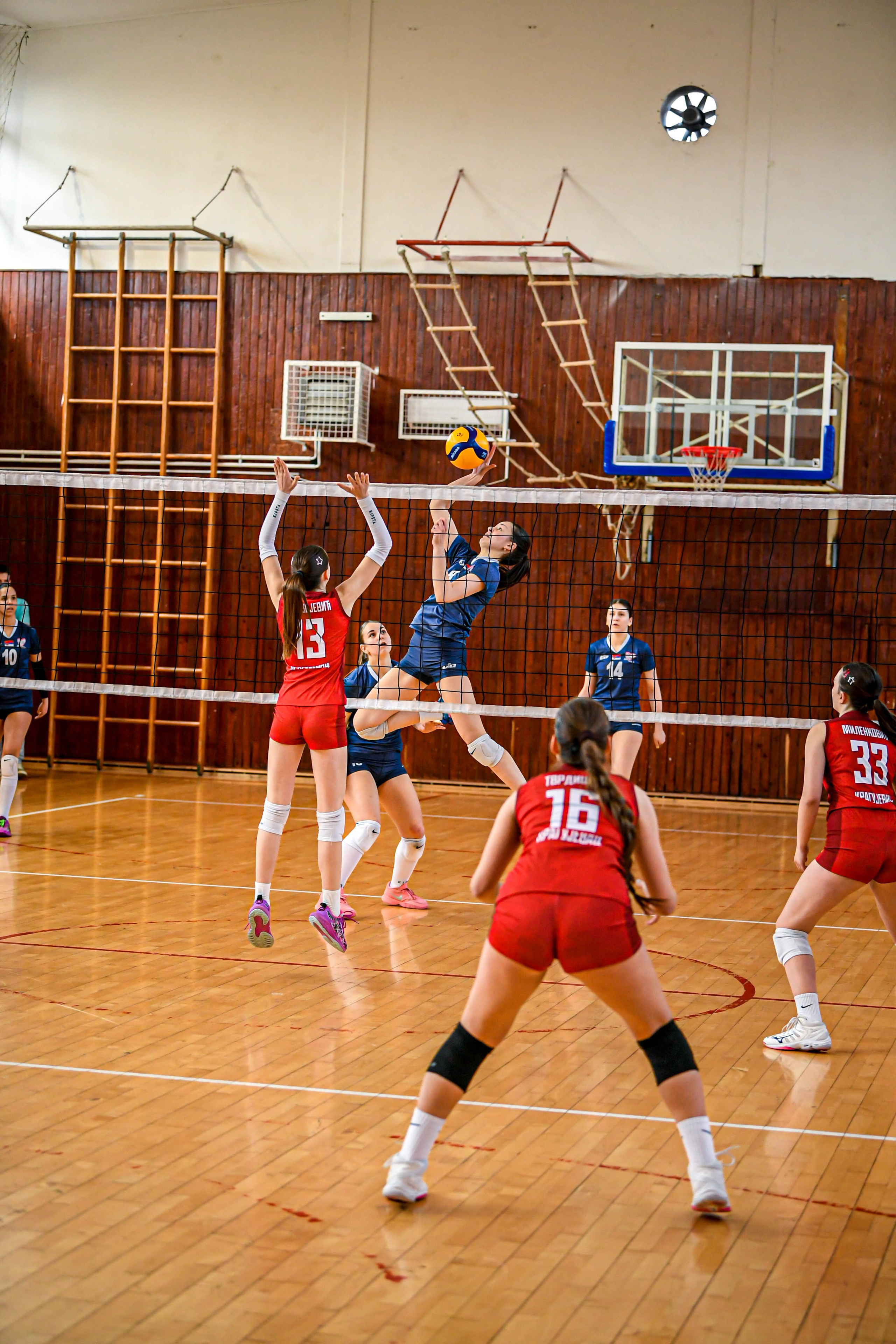 Odbojka 22.03.  Radnicki KG — BlockVolley JAG. Foto Simic Jagodina