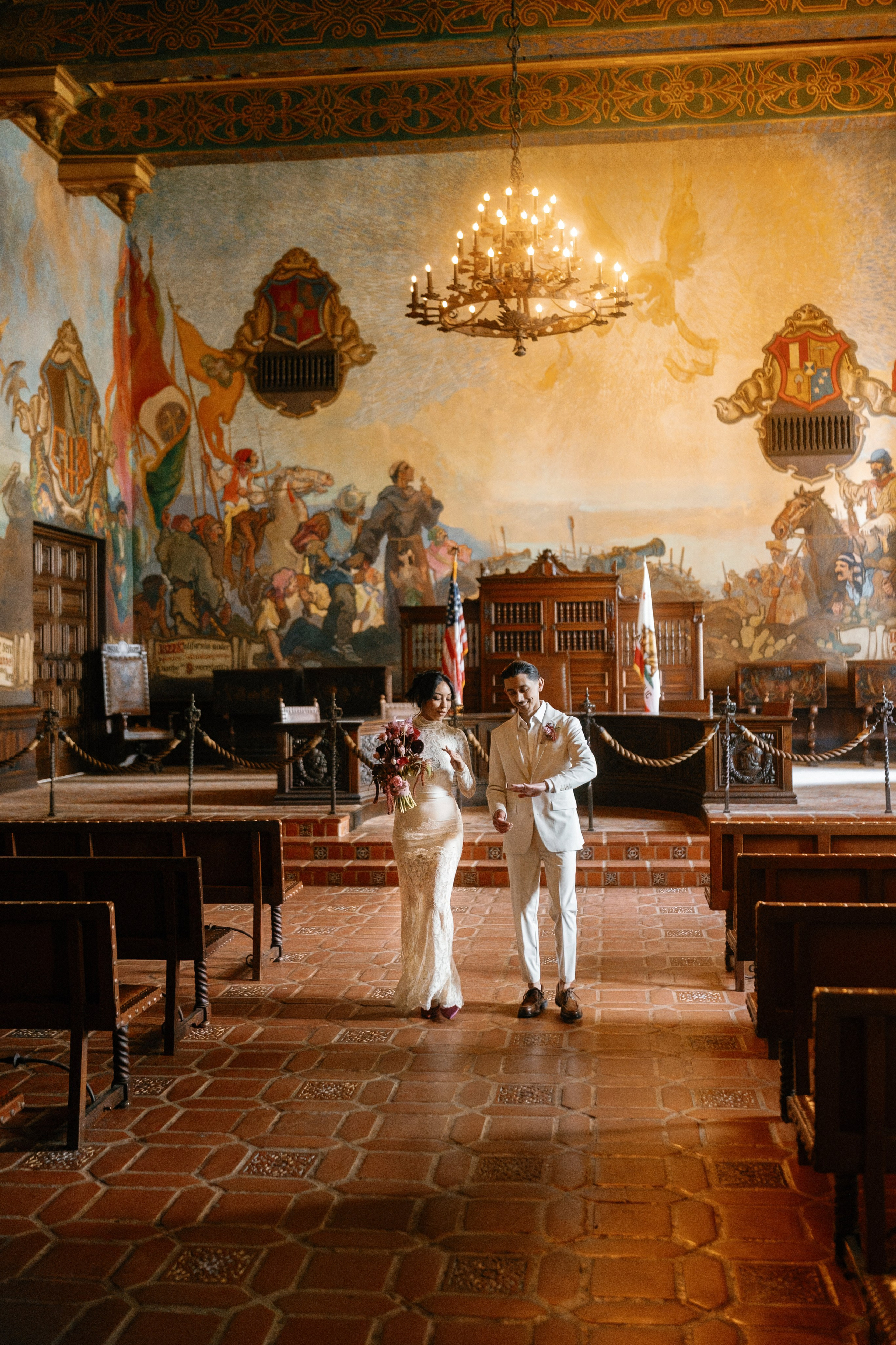 Intimate Wedding in Santa Barbara. Wedding Photography & Videography Team in California, Los Angeles, San Francisco, San Diego and Travel