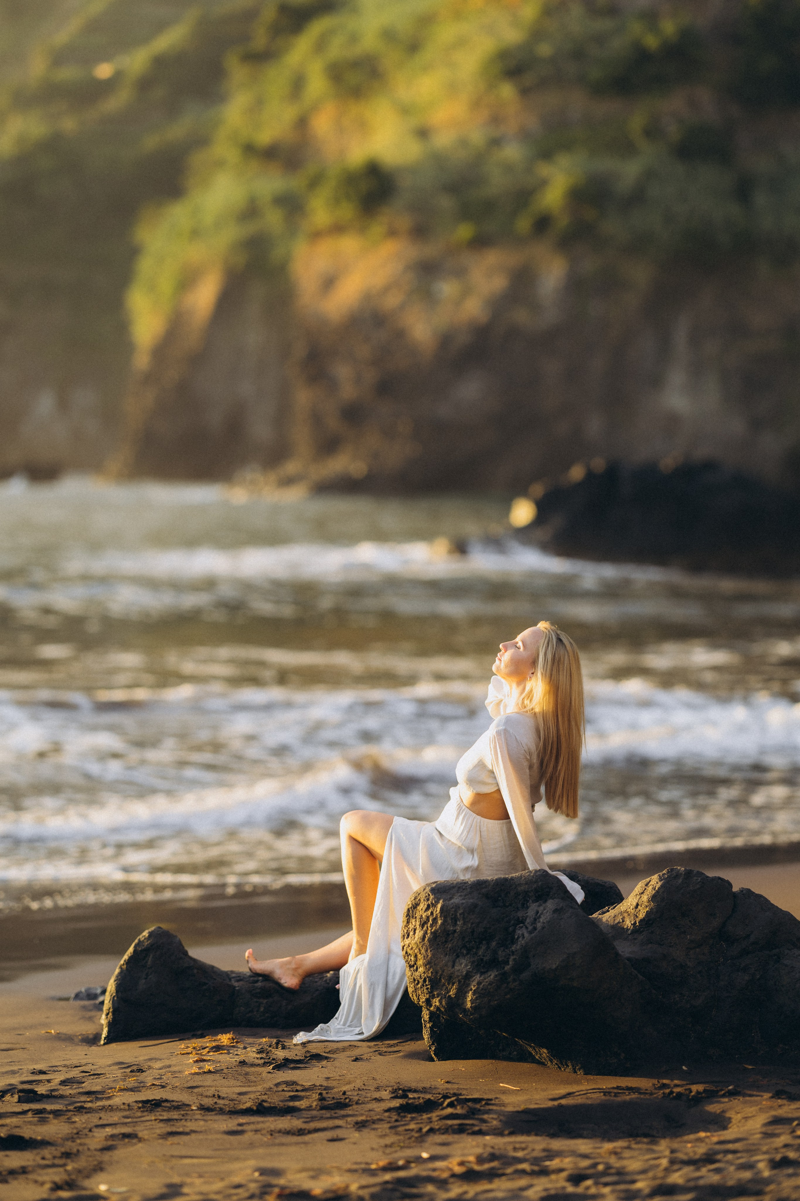 Solo Photoshoot at Seixal Beach at Sunrise | Madeira Photographer