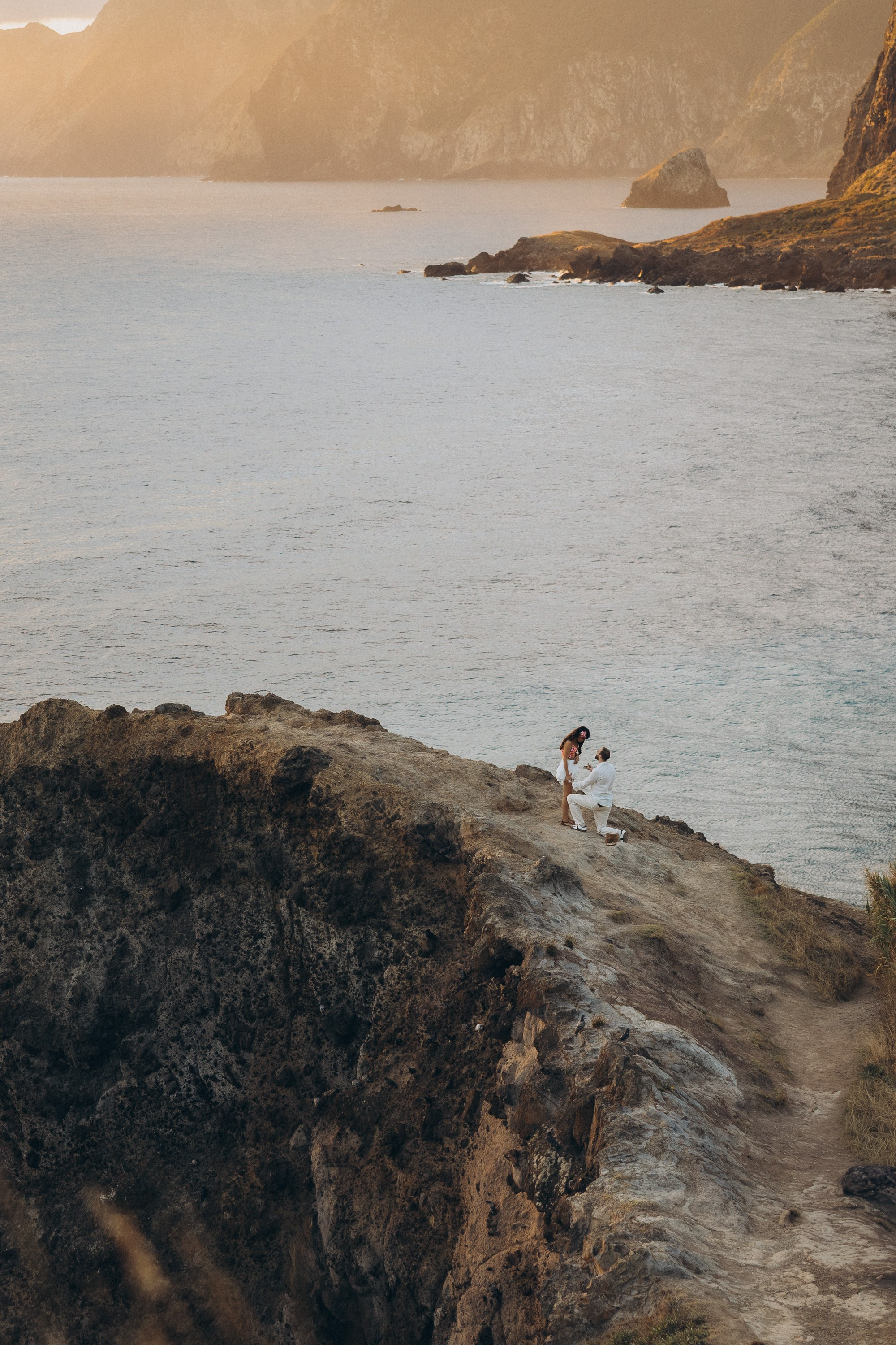 Secret Proposal at Miradouro do Guindaste, Madeira | Proposal Photographer