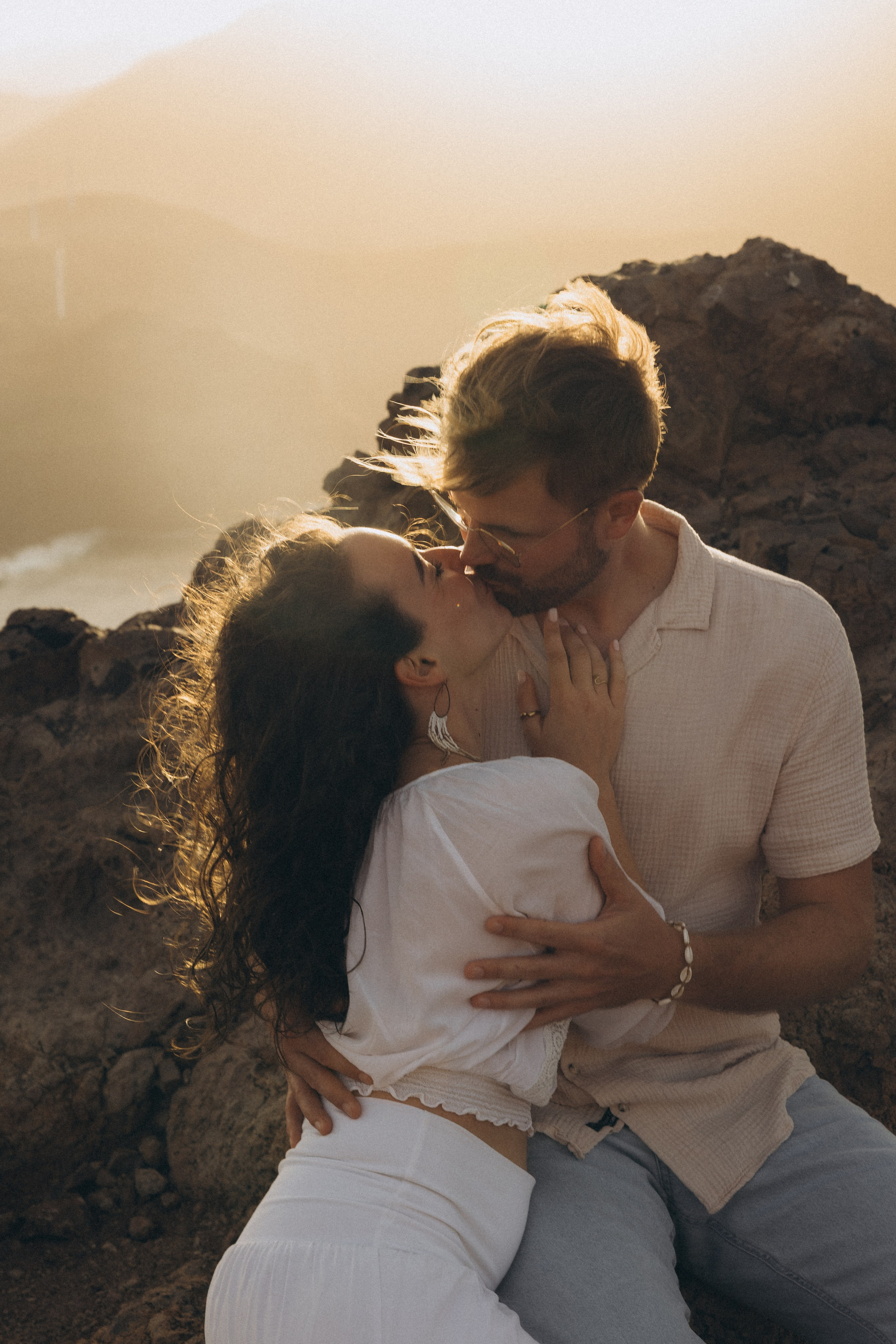 Love Story at Ponta do Rosto, Madeira | Sunset Couple Photography
