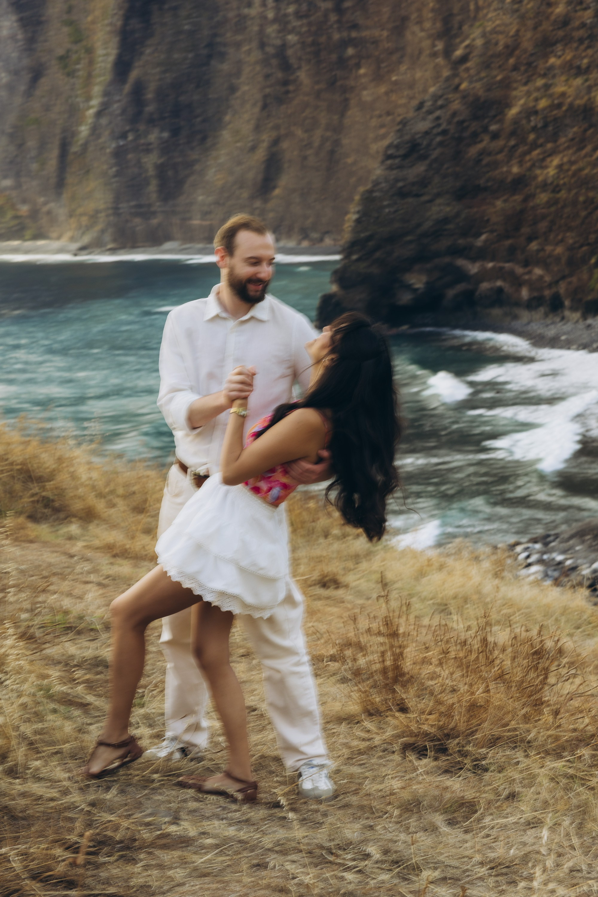 Secret Proposal at Miradouro do Guindaste, Madeira | Proposal Photographer