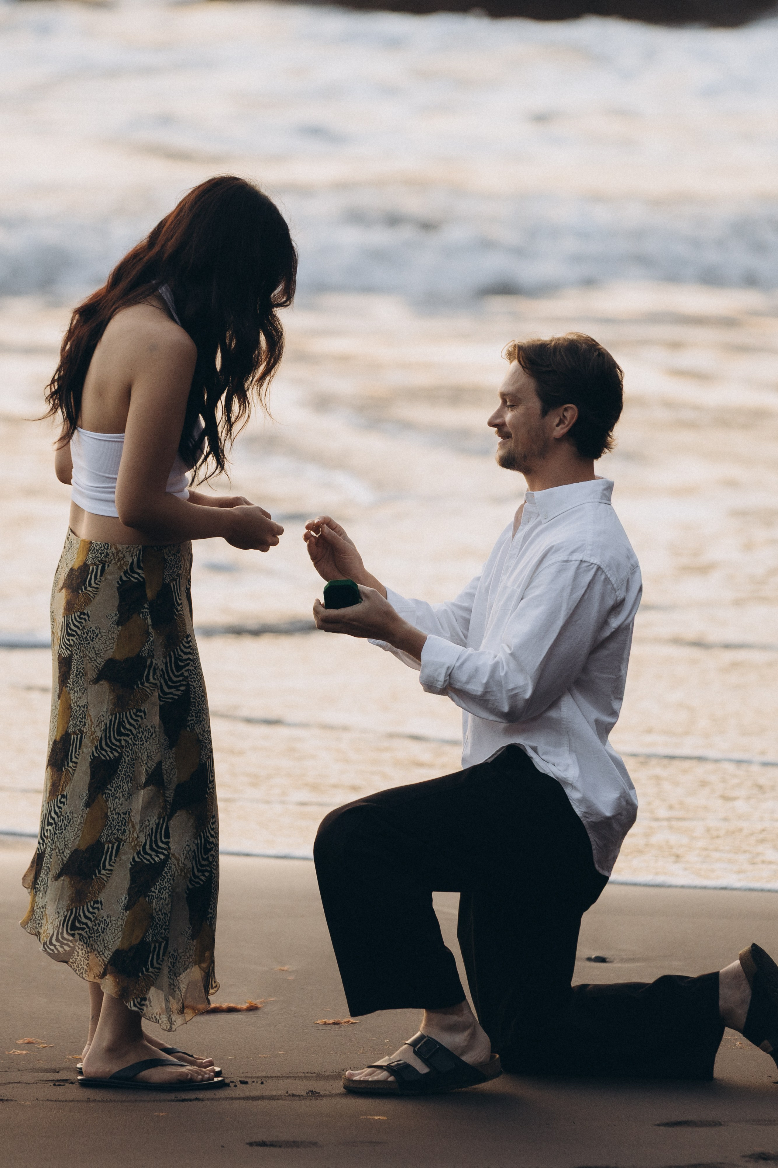 Secret Proposal at Seixal Beach, Madeira | Sunrise Proposal Photography