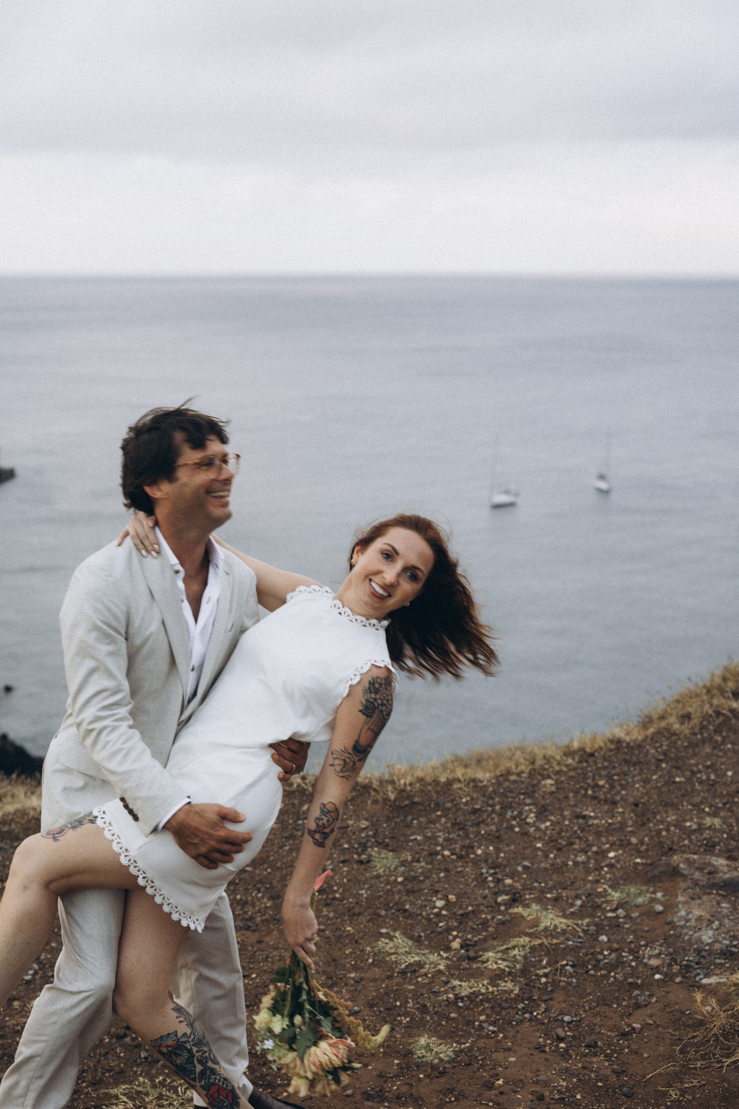 Elopement in Caniçal, Madeira | Dramatic Cliffs & Ocean Views