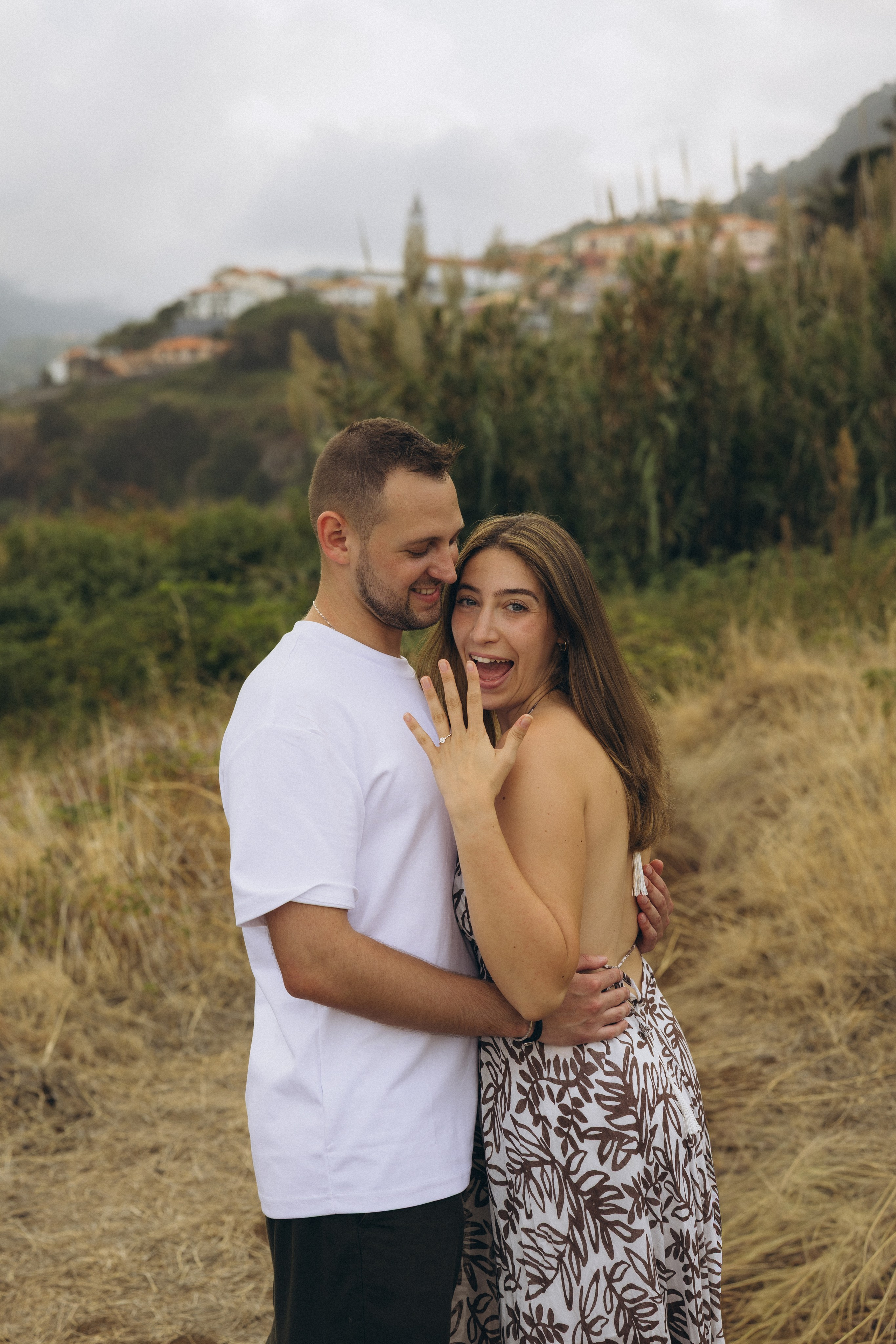 Secret Proposal at Miradouro do Guindaste, Madeira | Proposal Photographer