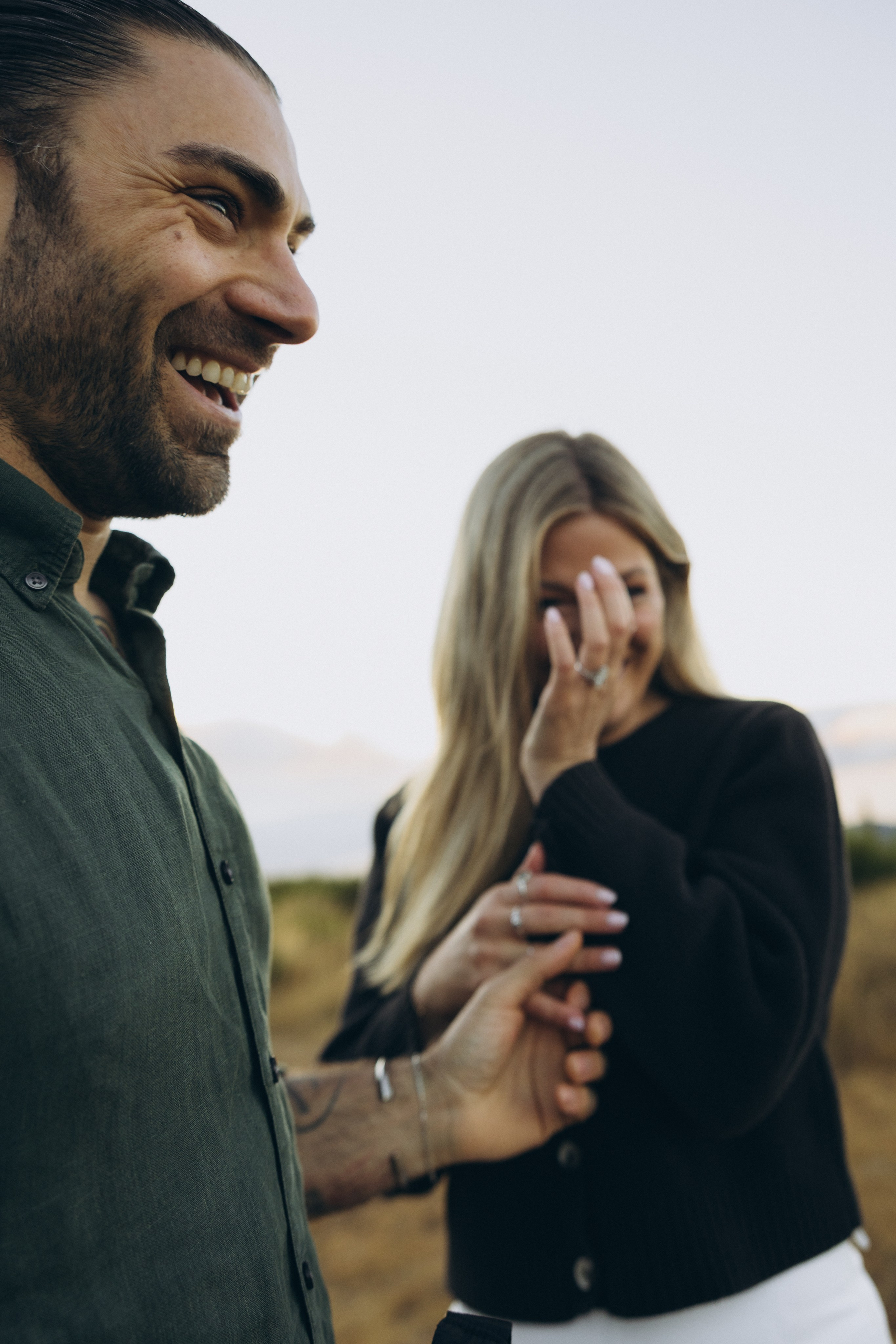 Secret Proposal at Sunrise at Pico do Arieiro, Madeira | Romantic Engagement