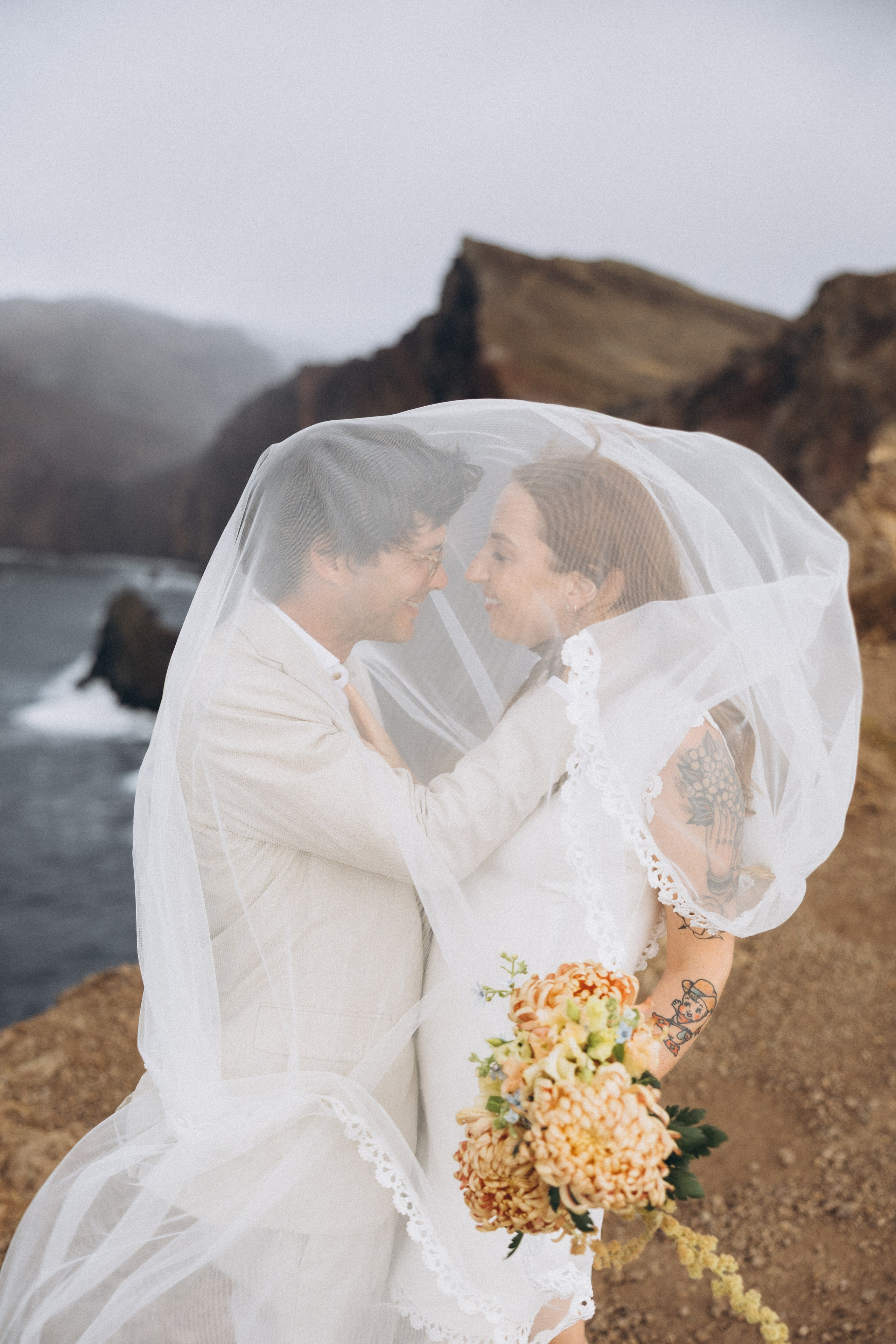 Elopement in Caniçal, Madeira | Dramatic Cliffs & Ocean Views