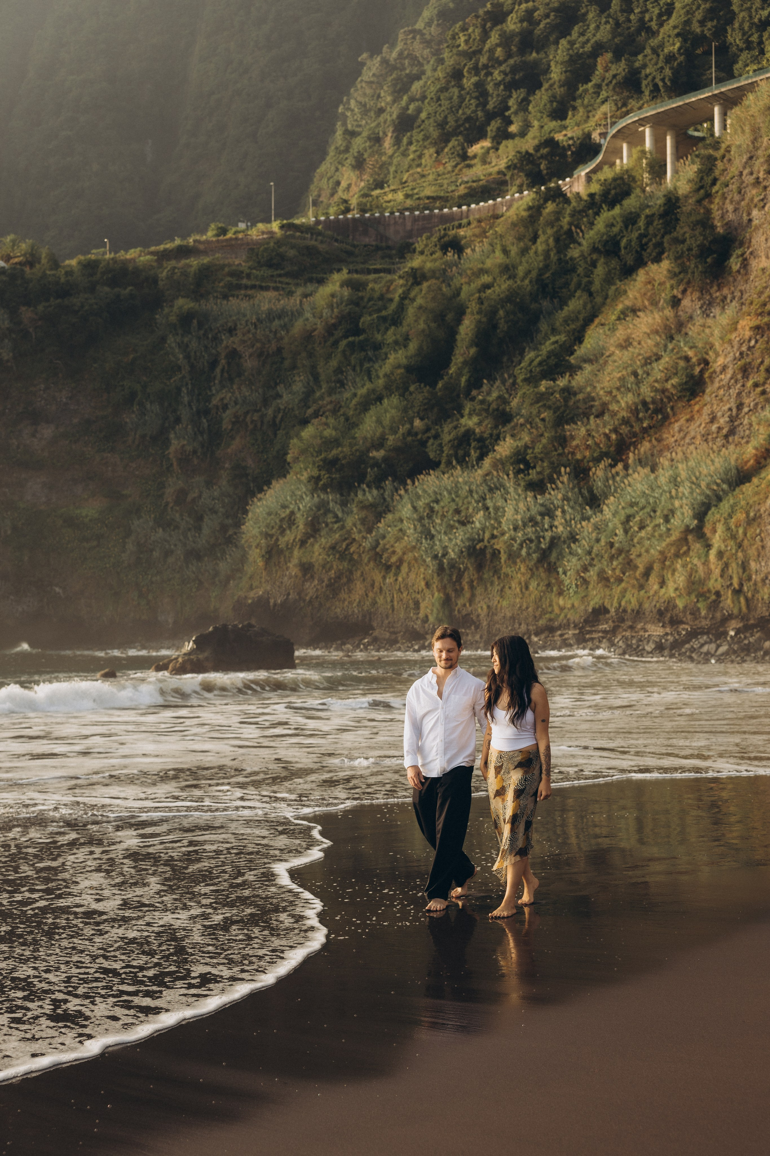 Secret Proposal at Seixal Beach, Madeira | Sunrise Proposal Photography