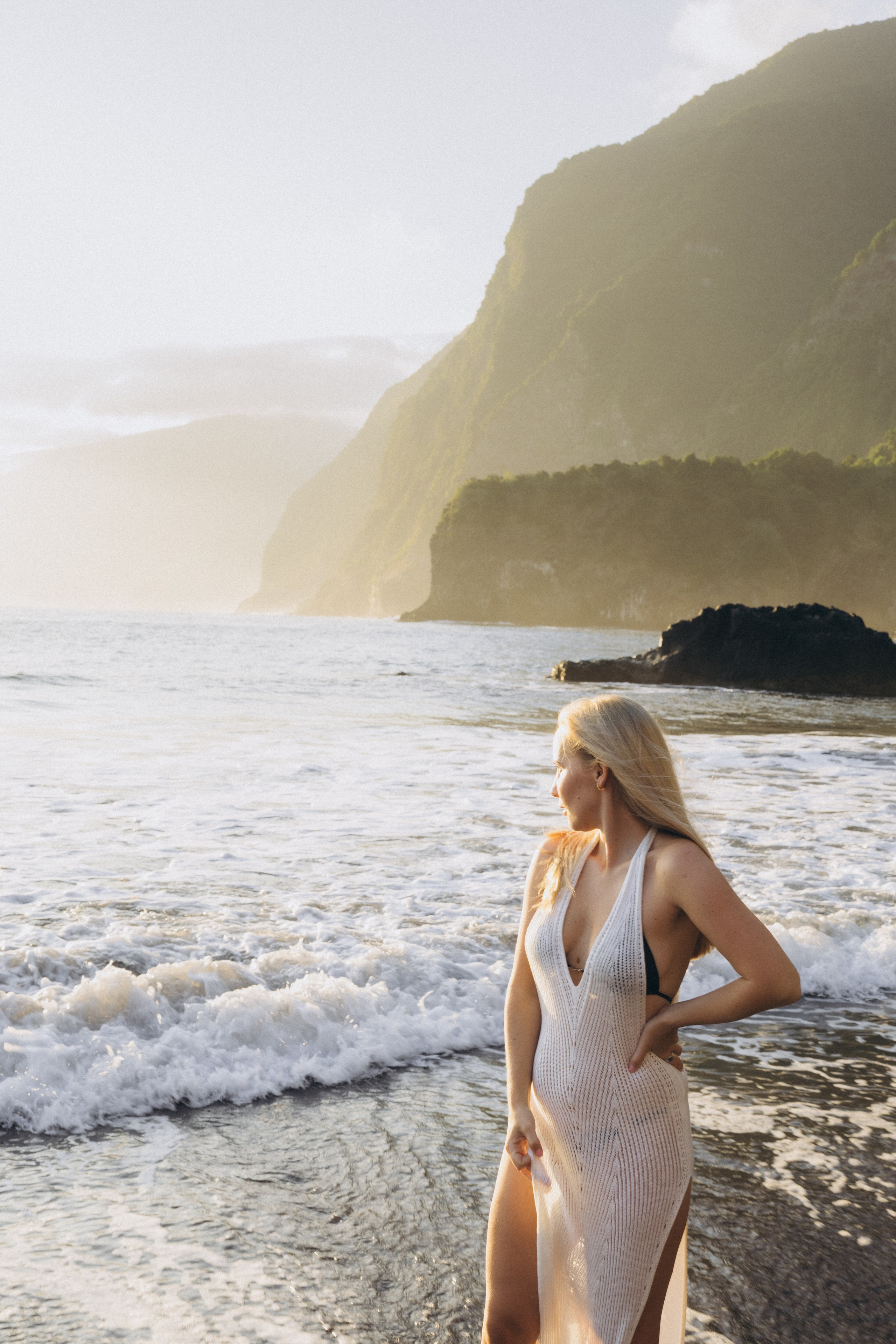 Solo Photoshoot at Seixal Beach at Sunrise | Madeira Photographer
