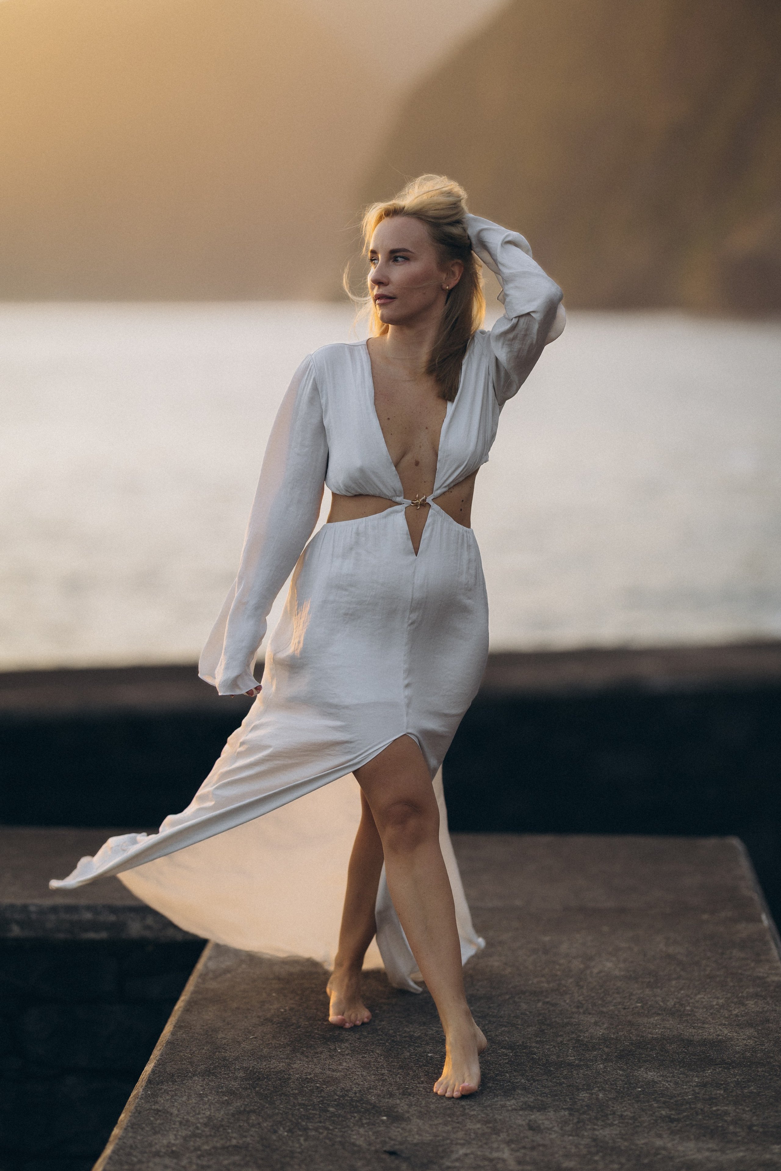 Solo Photoshoot at Seixal Beach at Sunrise | Madeira Photographer