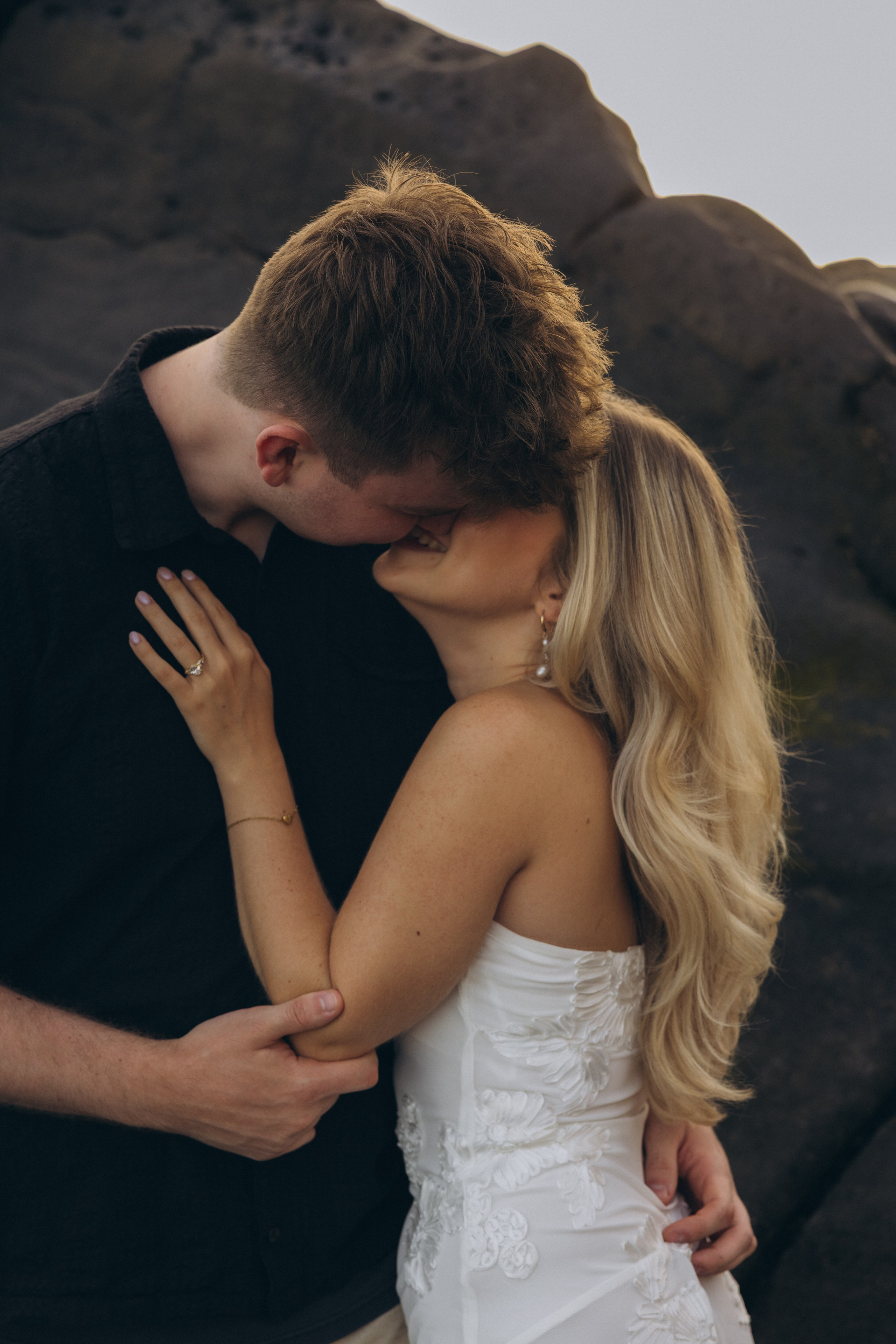 Secret Proposal at Formosa Beach, Funchal | Sunset Engagement Photographer