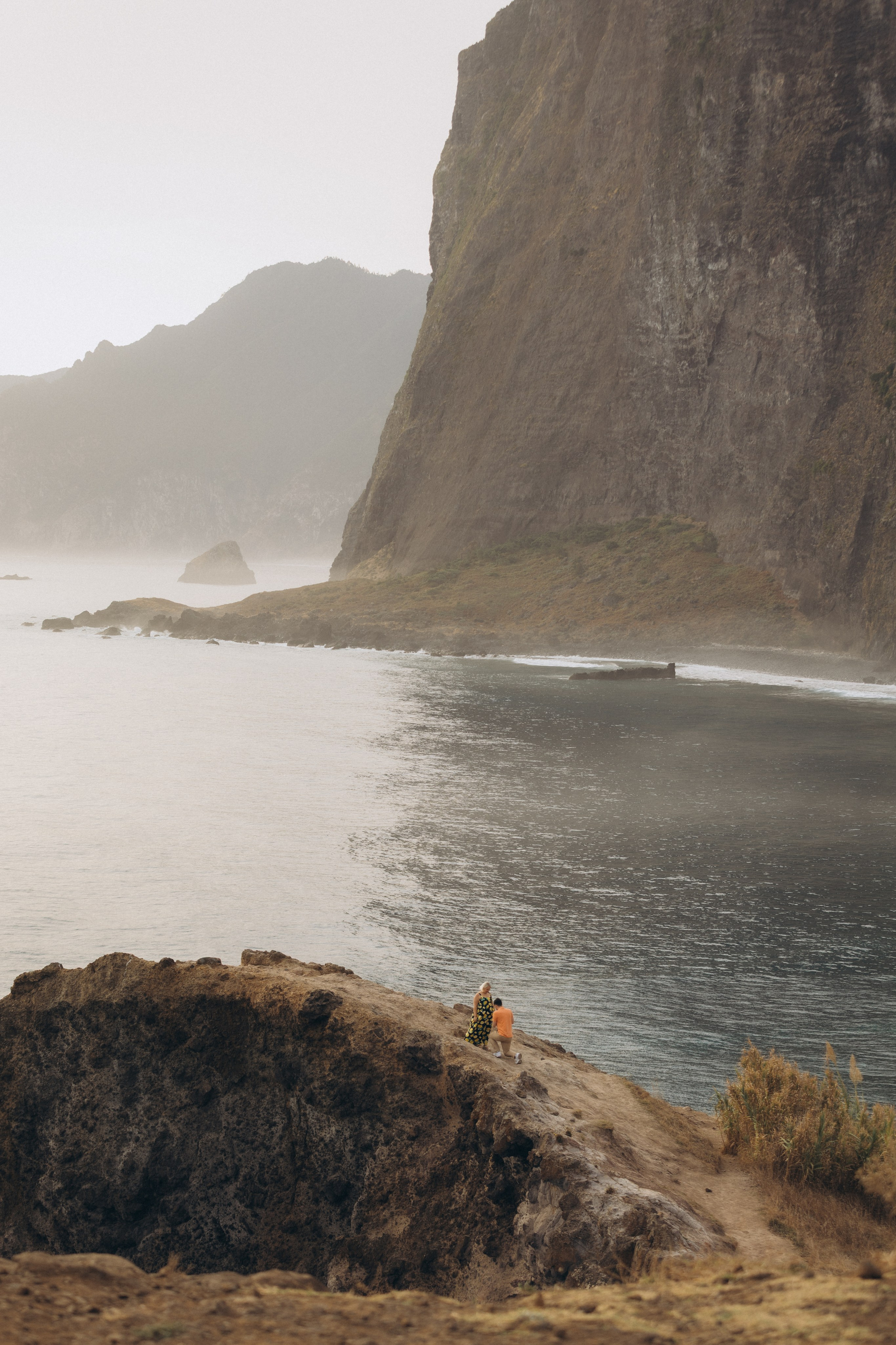 Secret Proposal at Miradouro do Guindaste, Madeira | Proposal Photographer