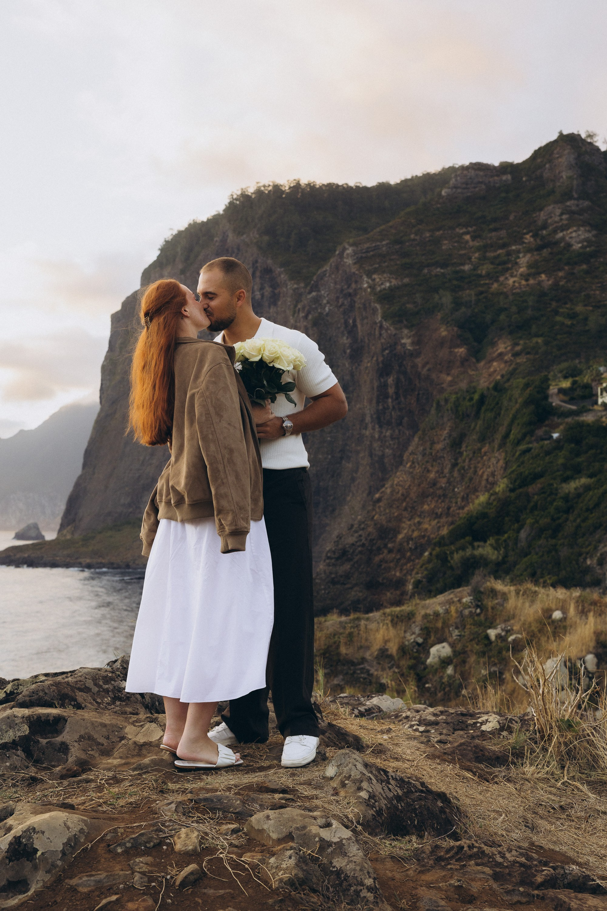 Secret Proposal at Miradouro do Guindaste, Madeira | Proposal Photographer
