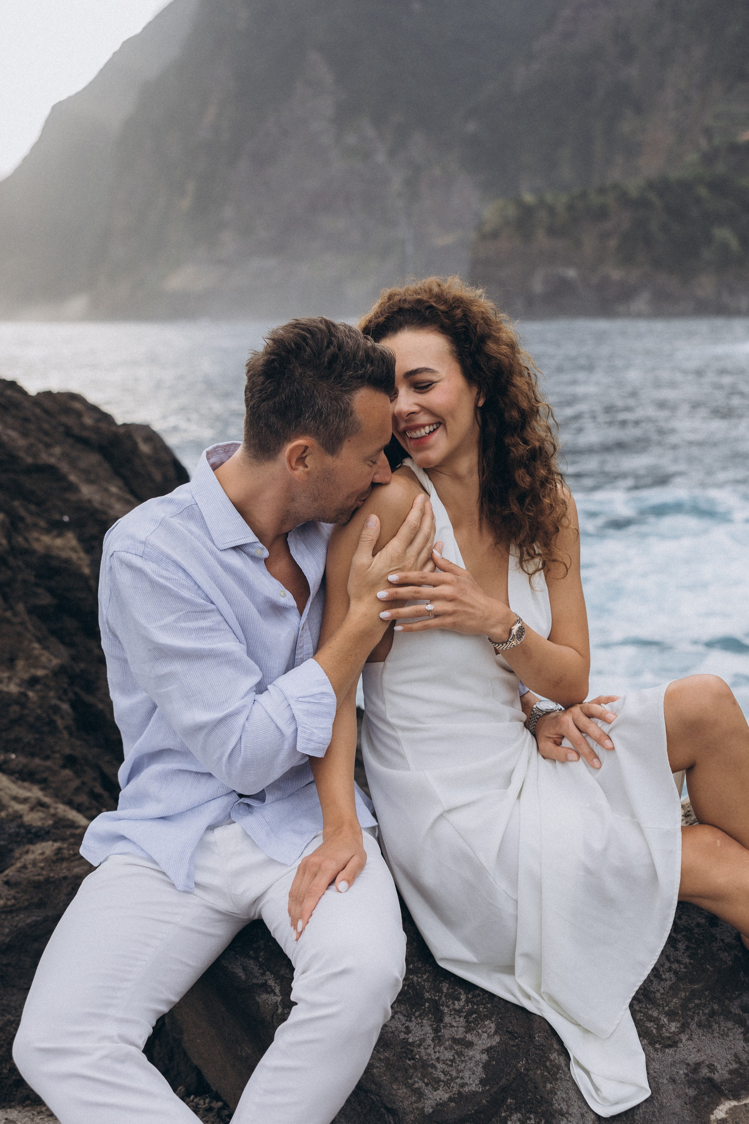 Engagement Photoshoot at Seixal Beach, Madeira | Engagement Photographer