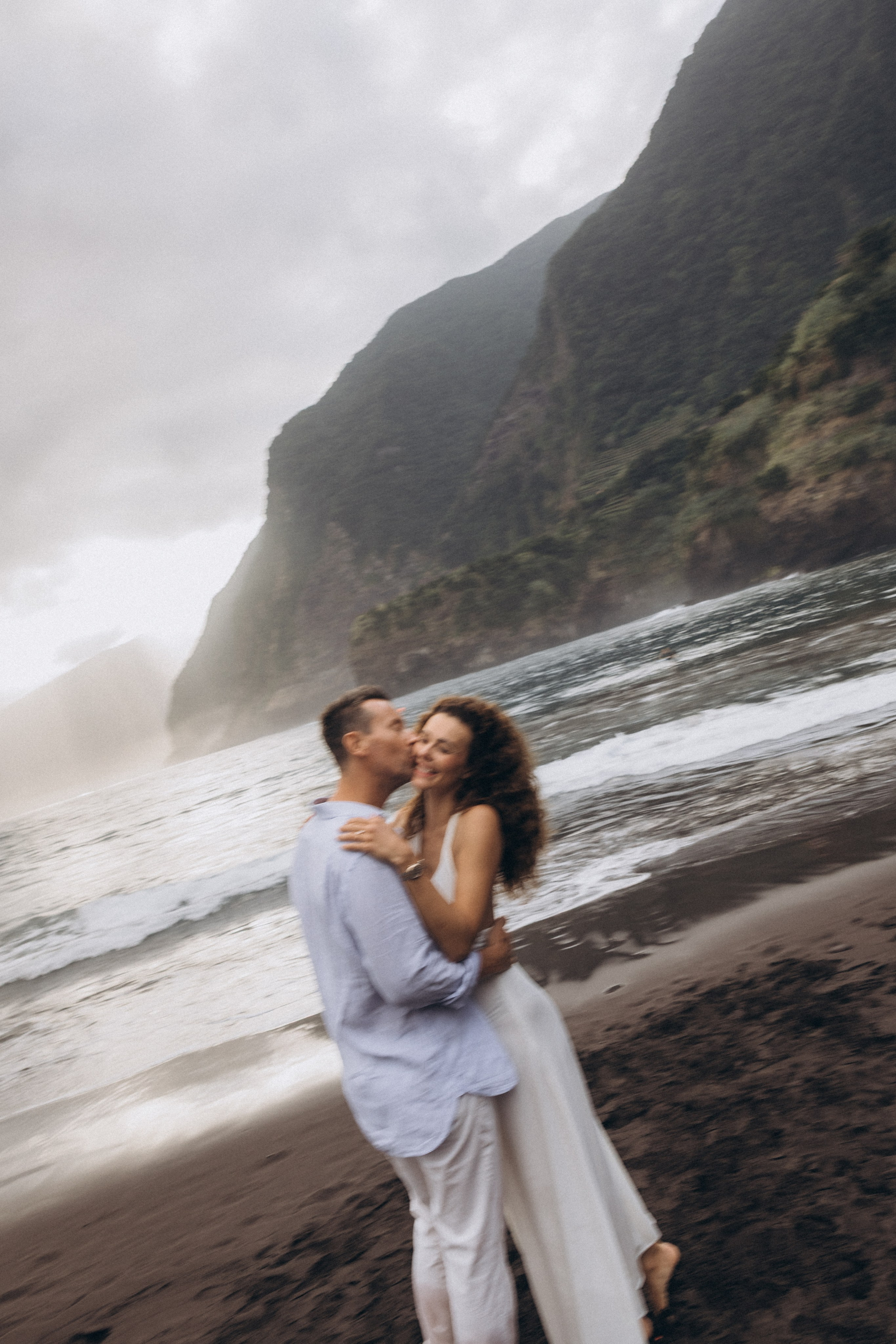 Engagement Photoshoot at Seixal Beach, Madeira | Engagement Photographer