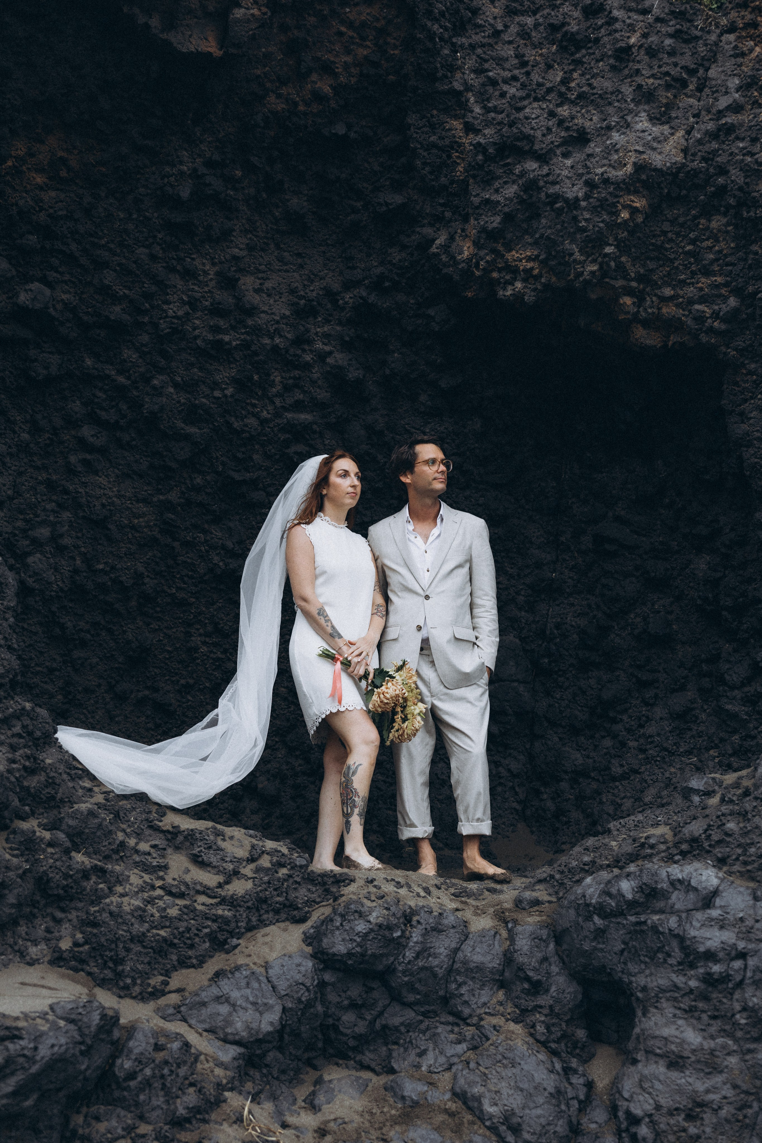Elopement in Caniçal, Madeira | Dramatic Cliffs & Ocean Views