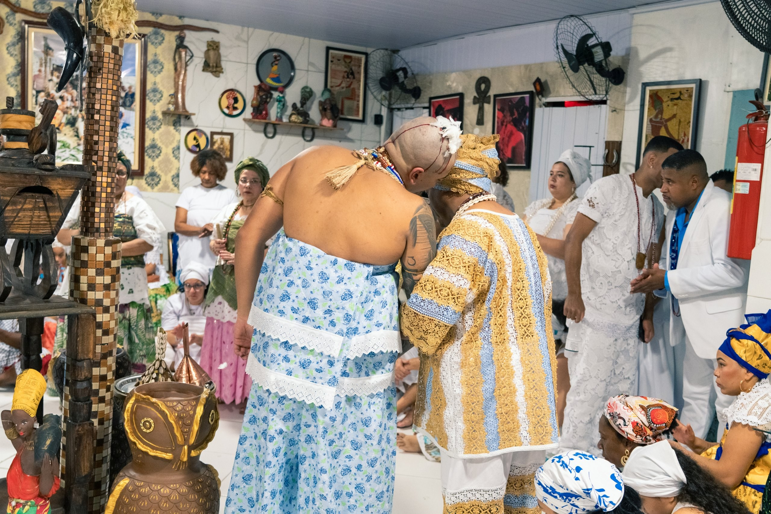 19/04/2025 — Iniciação Oloyê Pablo, Ajoyê Maria Júlia e Iyawo Arthur. Aladá Produções