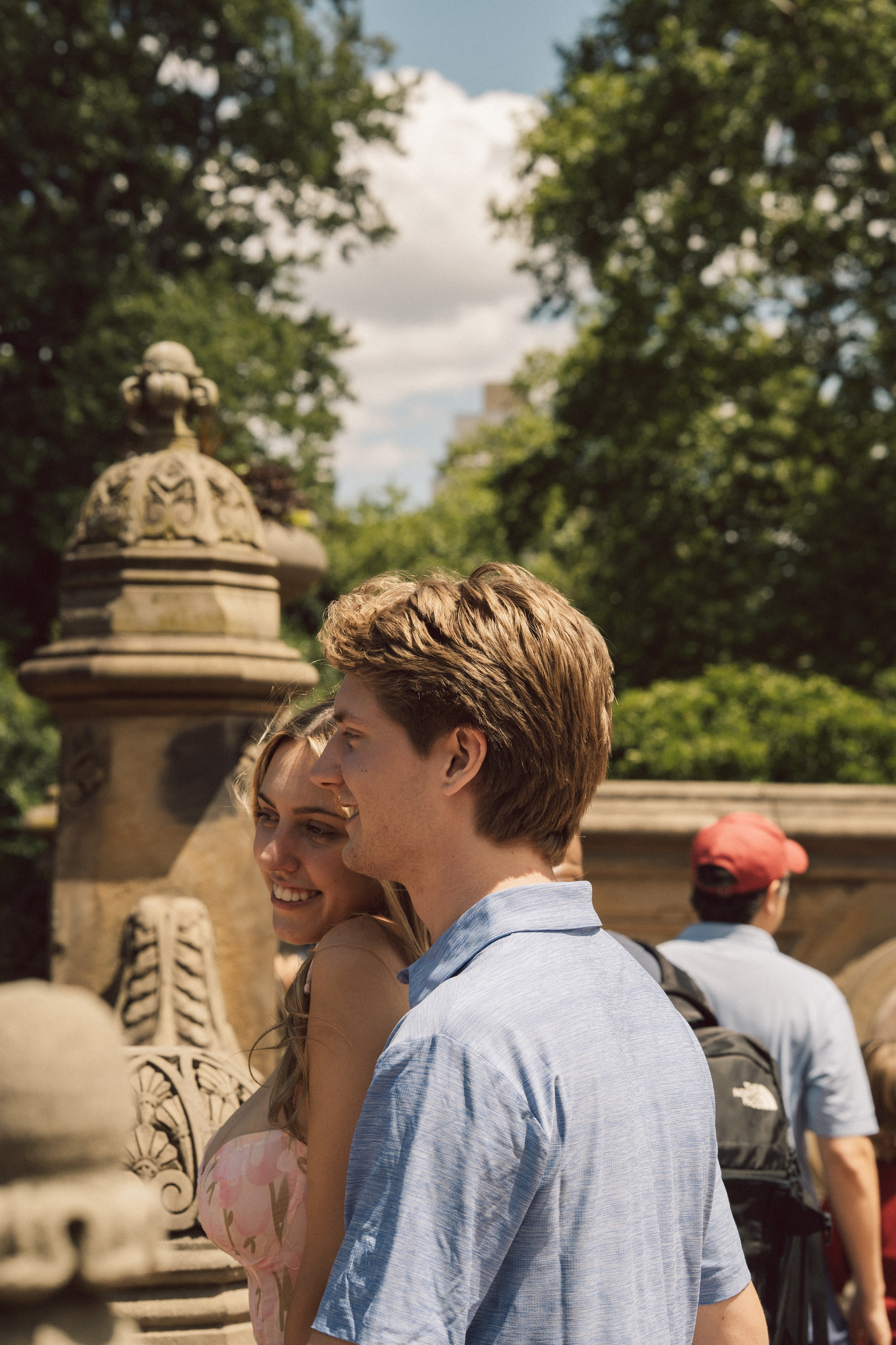 Surprise proposal Central Park. New York + destination photographer