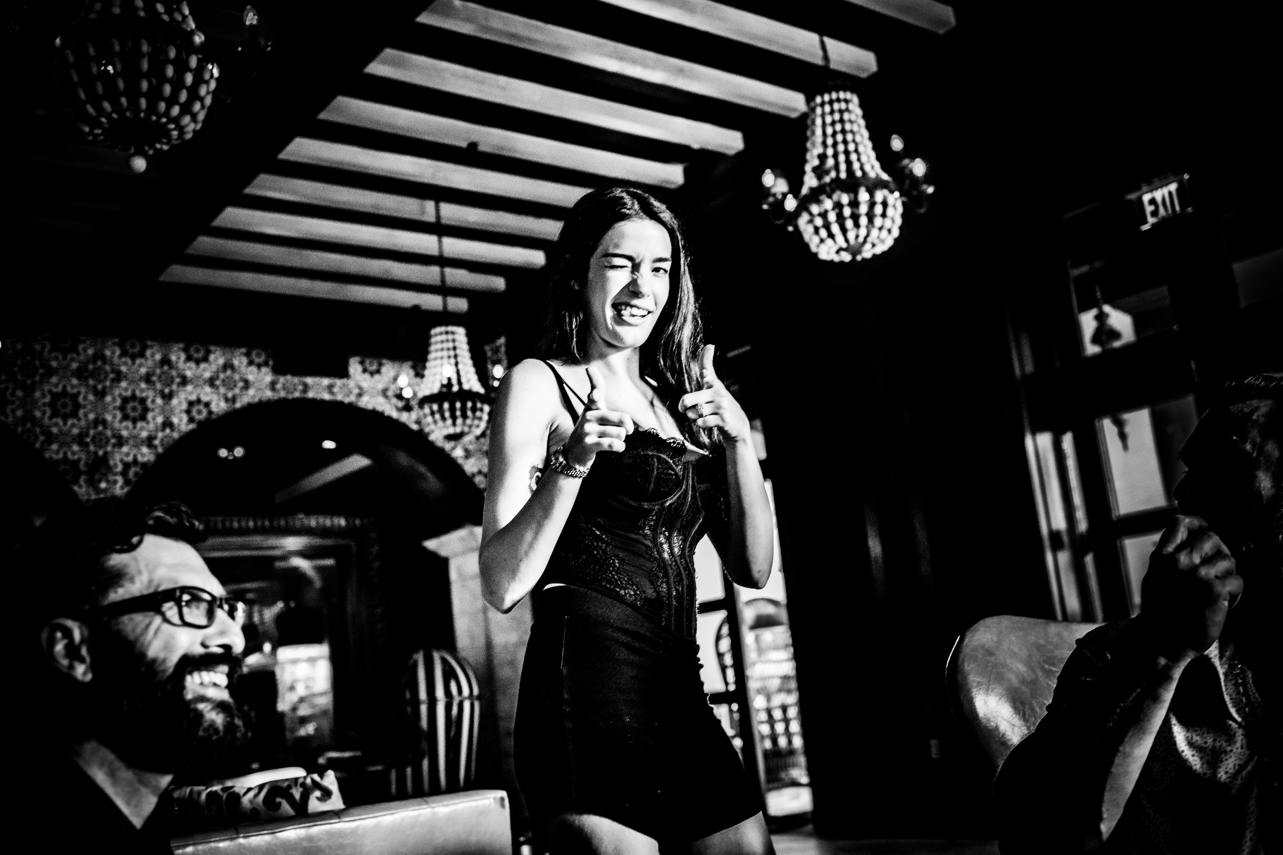 Burn Black and White Series. Out and About 239