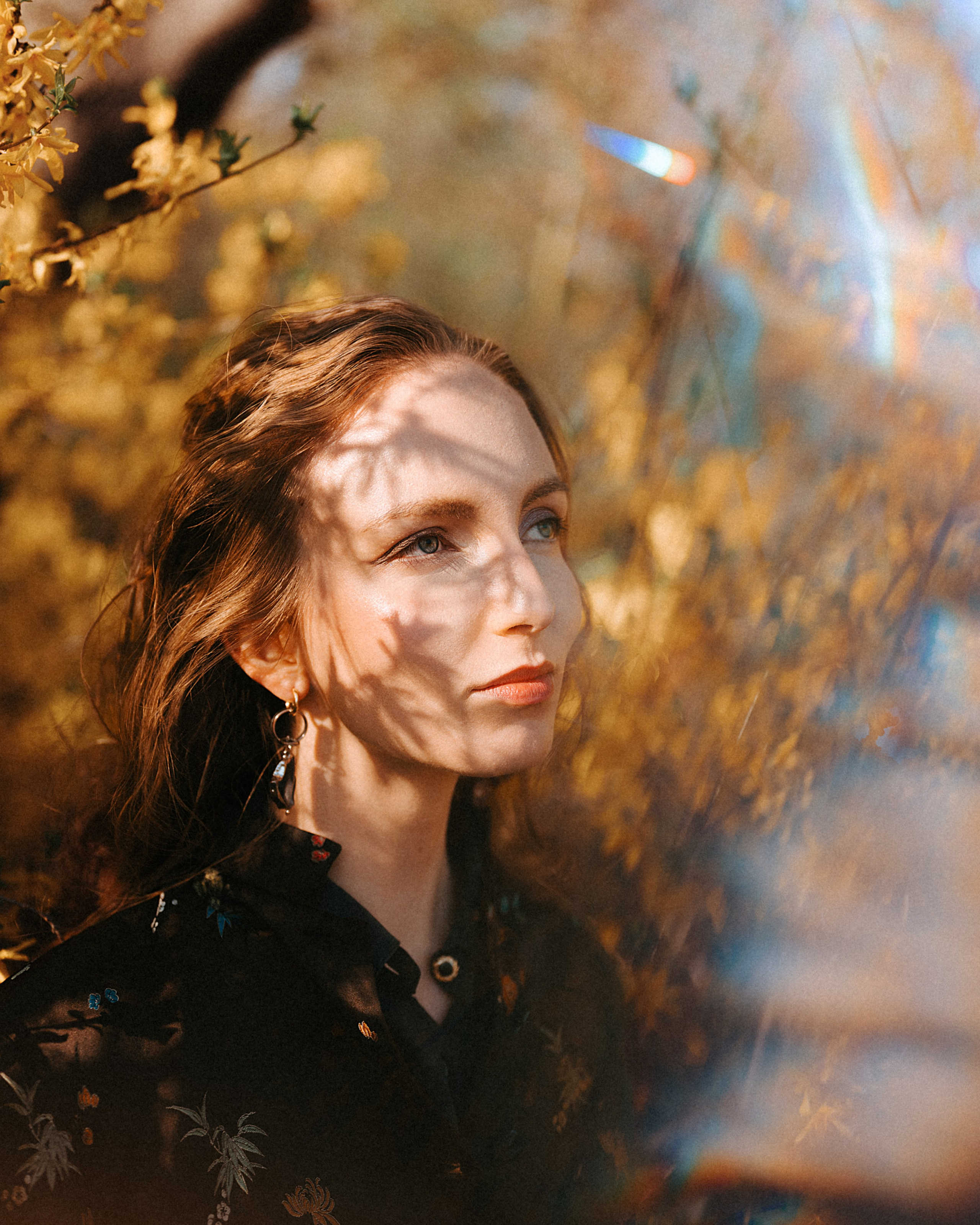 Spring Photoshoot in Yellow Flowers. Moth & Moss Photography