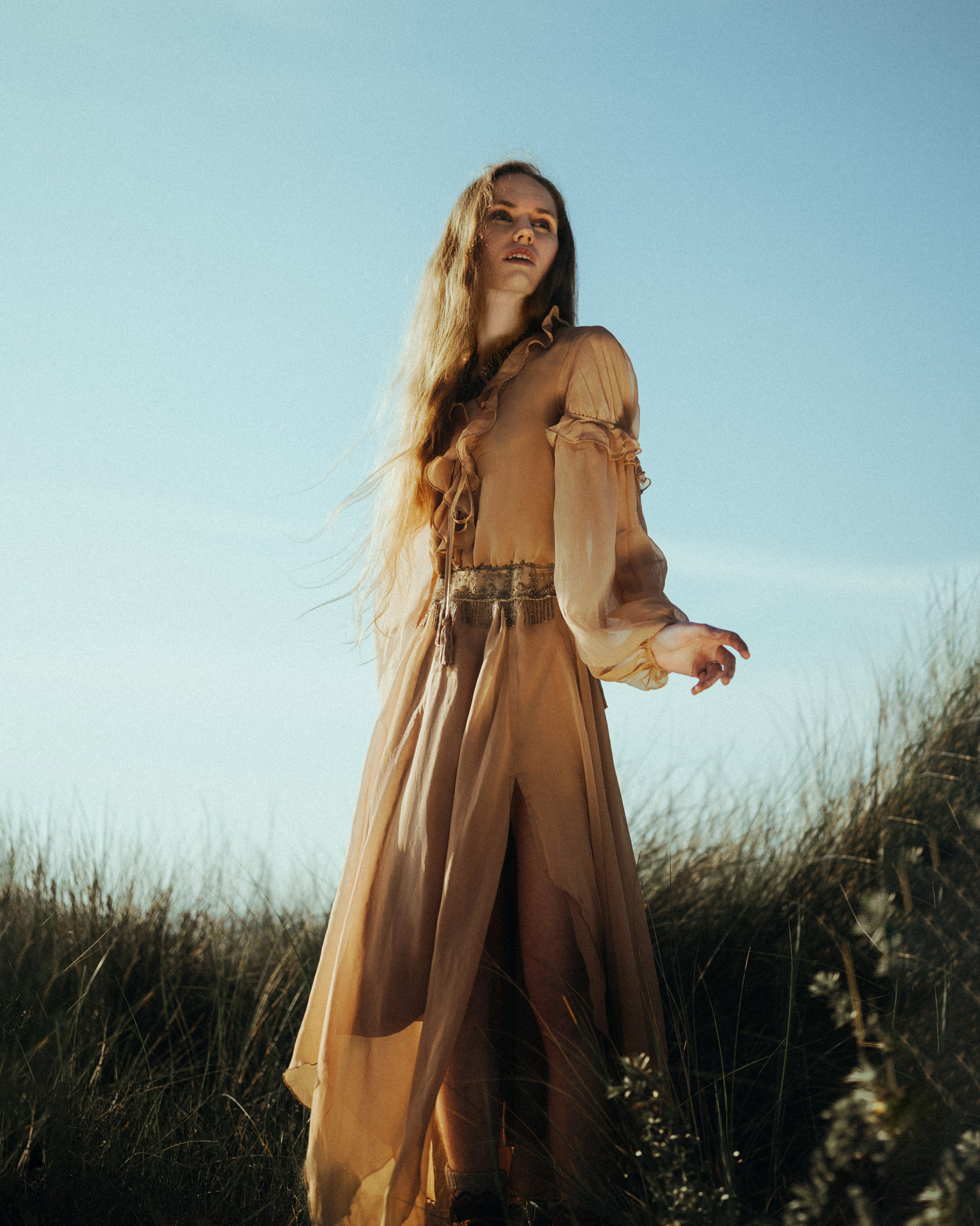 Sunset on the Beach in the Dunes, Leiden. Moth & Moss Photography