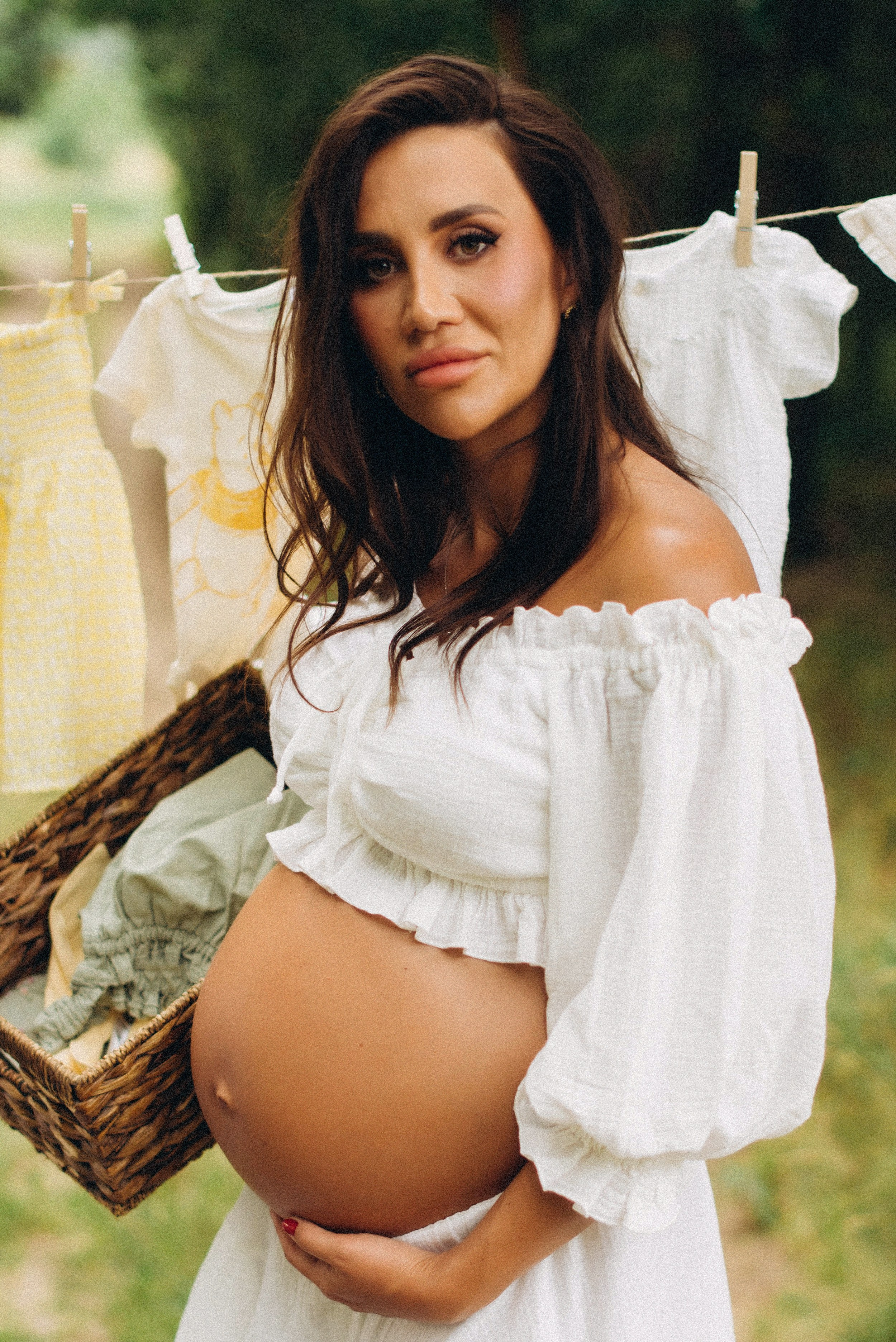 Беременность на природе. Семейный фотограф Лейпциг, Германия