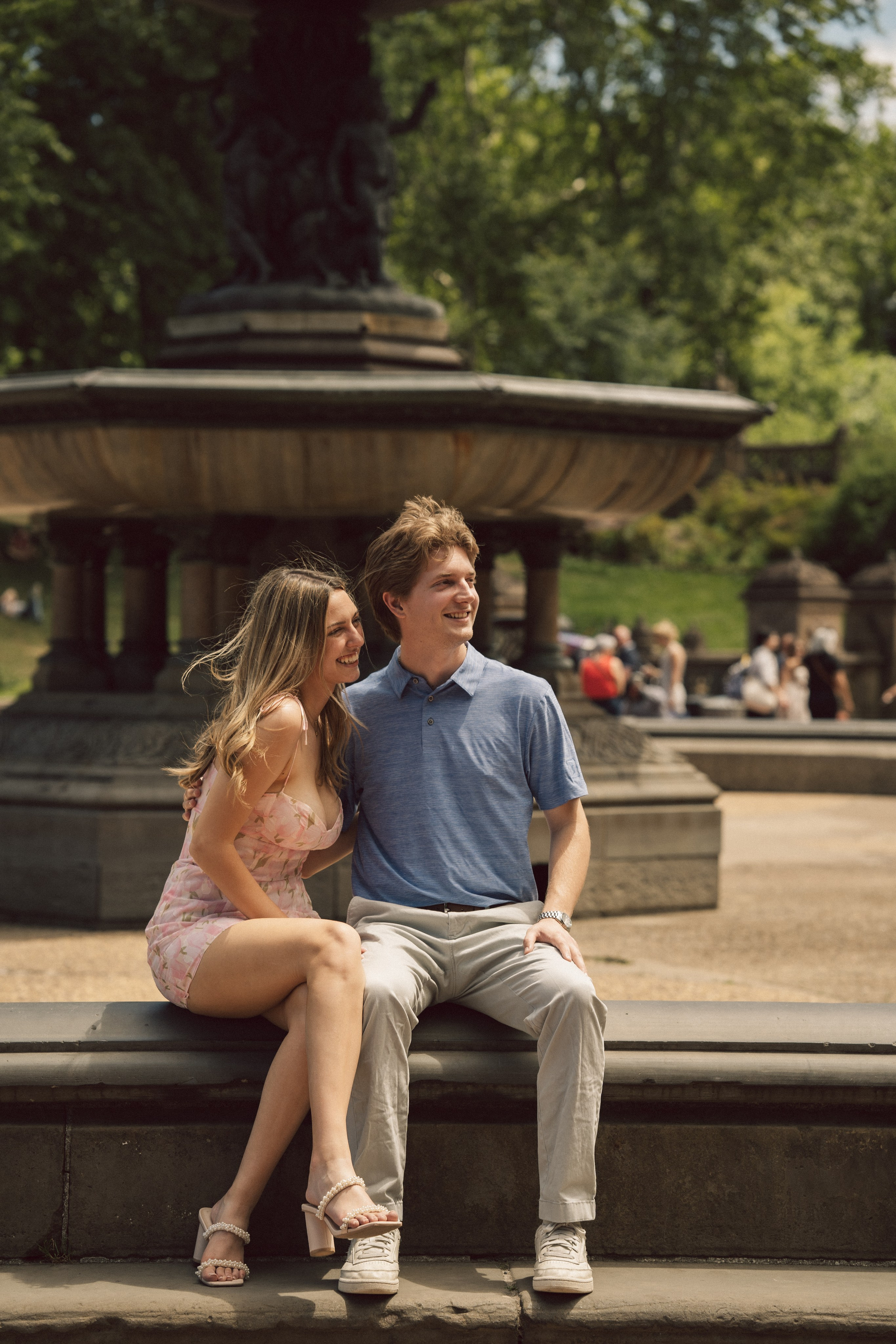 Surprise proposal Central Park. New York + destination photographer