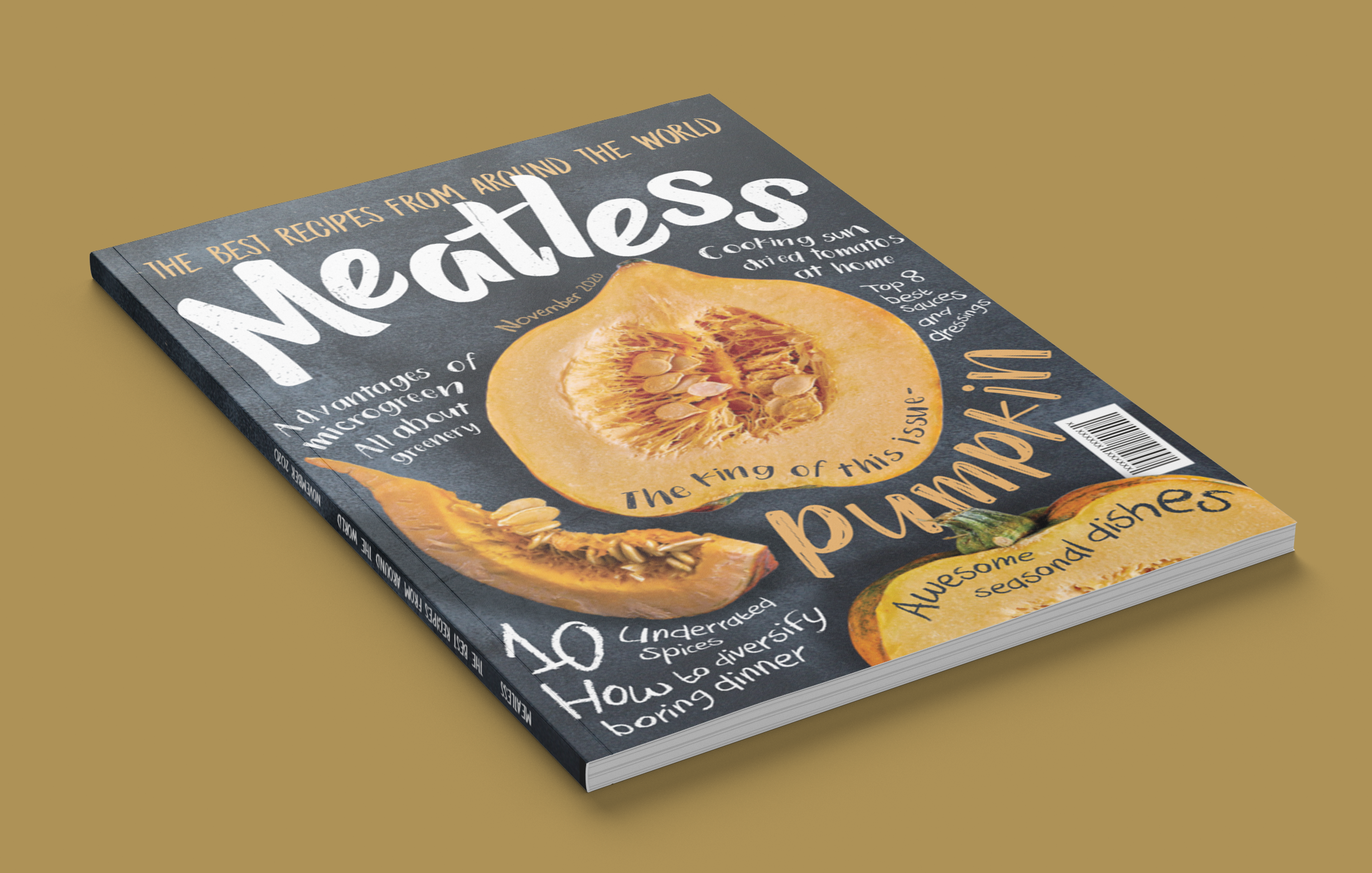 Meatless Magazin design