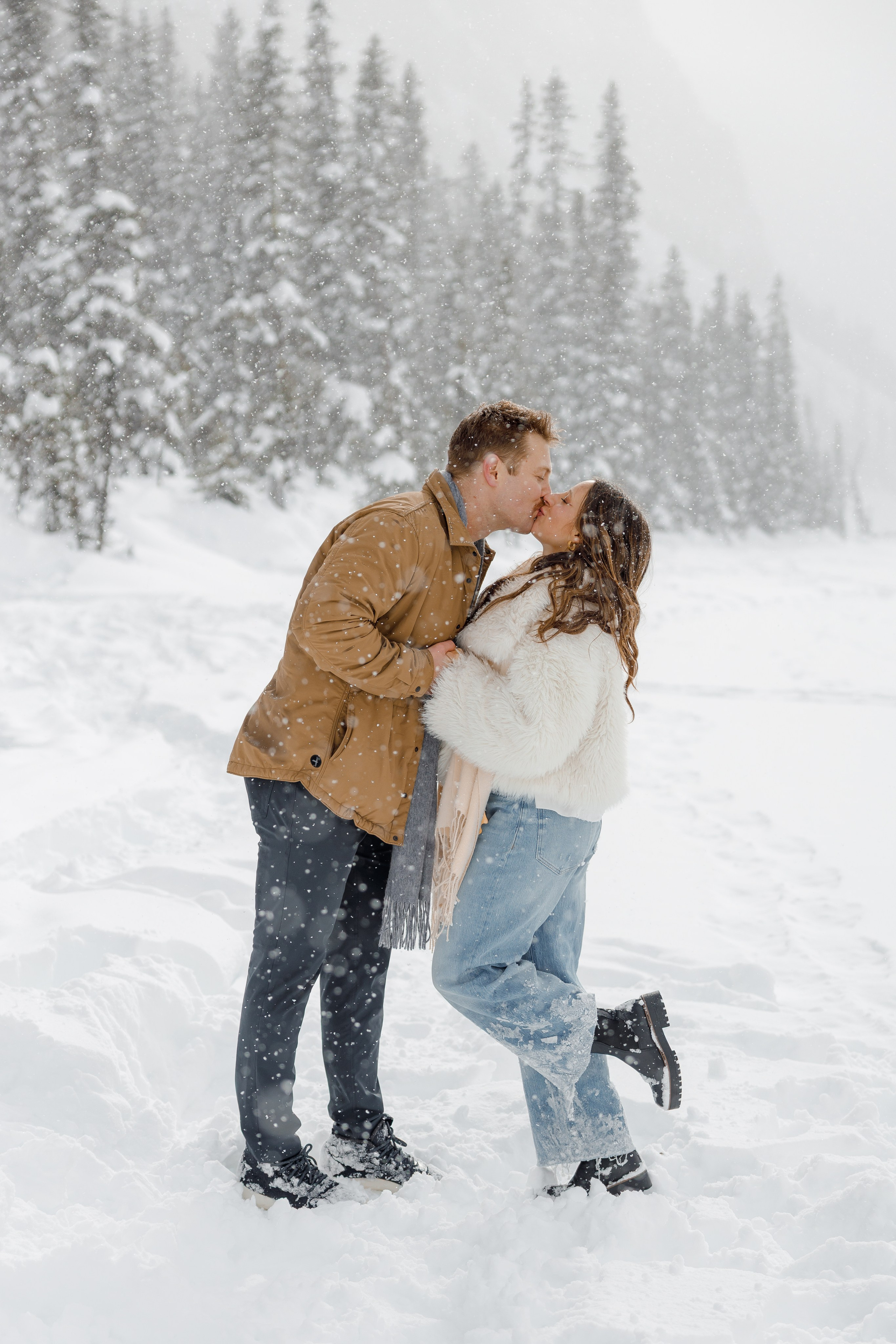 Lake Louise engagement session. Home