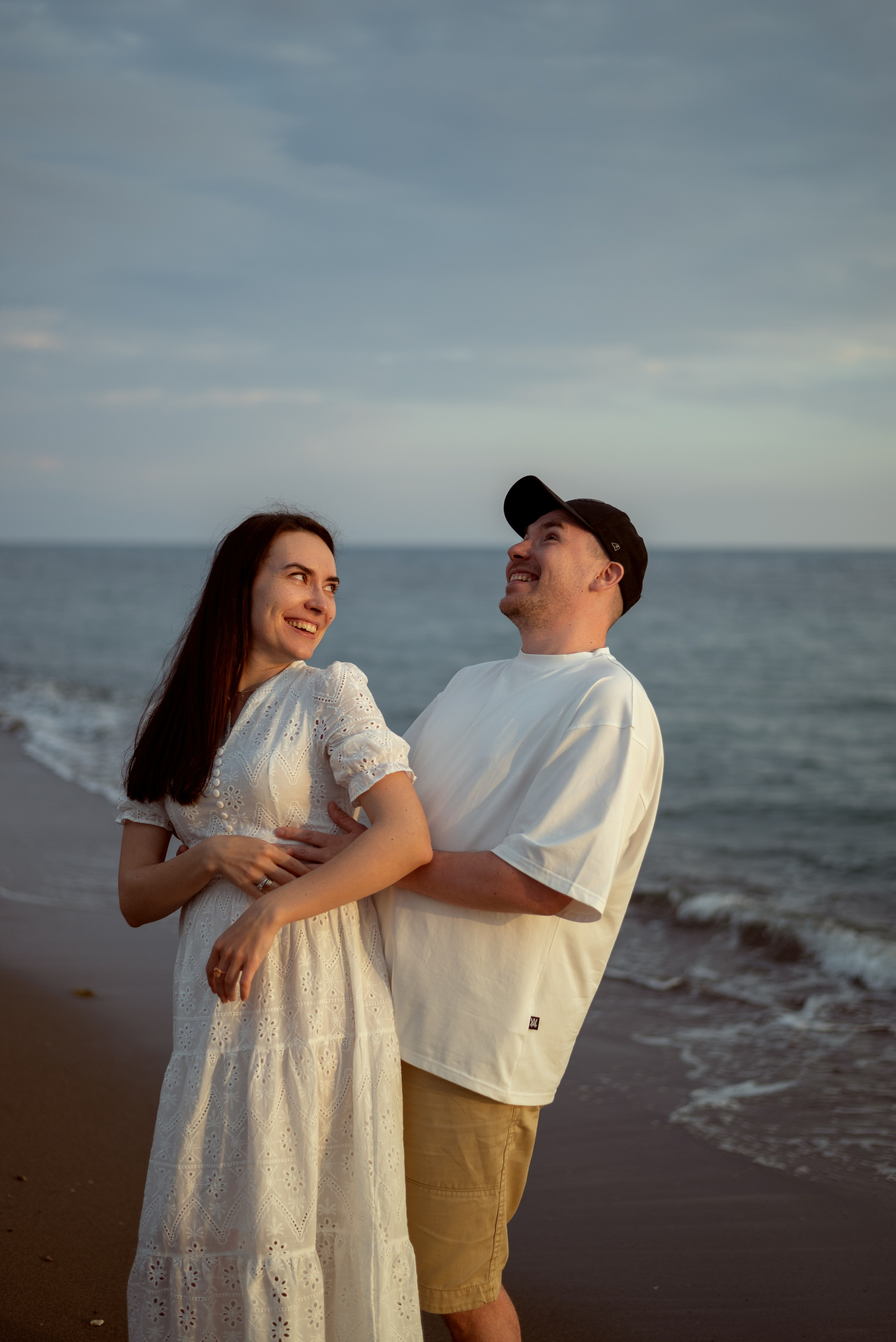 Семейная фотосессия на пляже в Белеке. Фотограф Анталия, Кемер, Белек, Сиде Дарья Кая