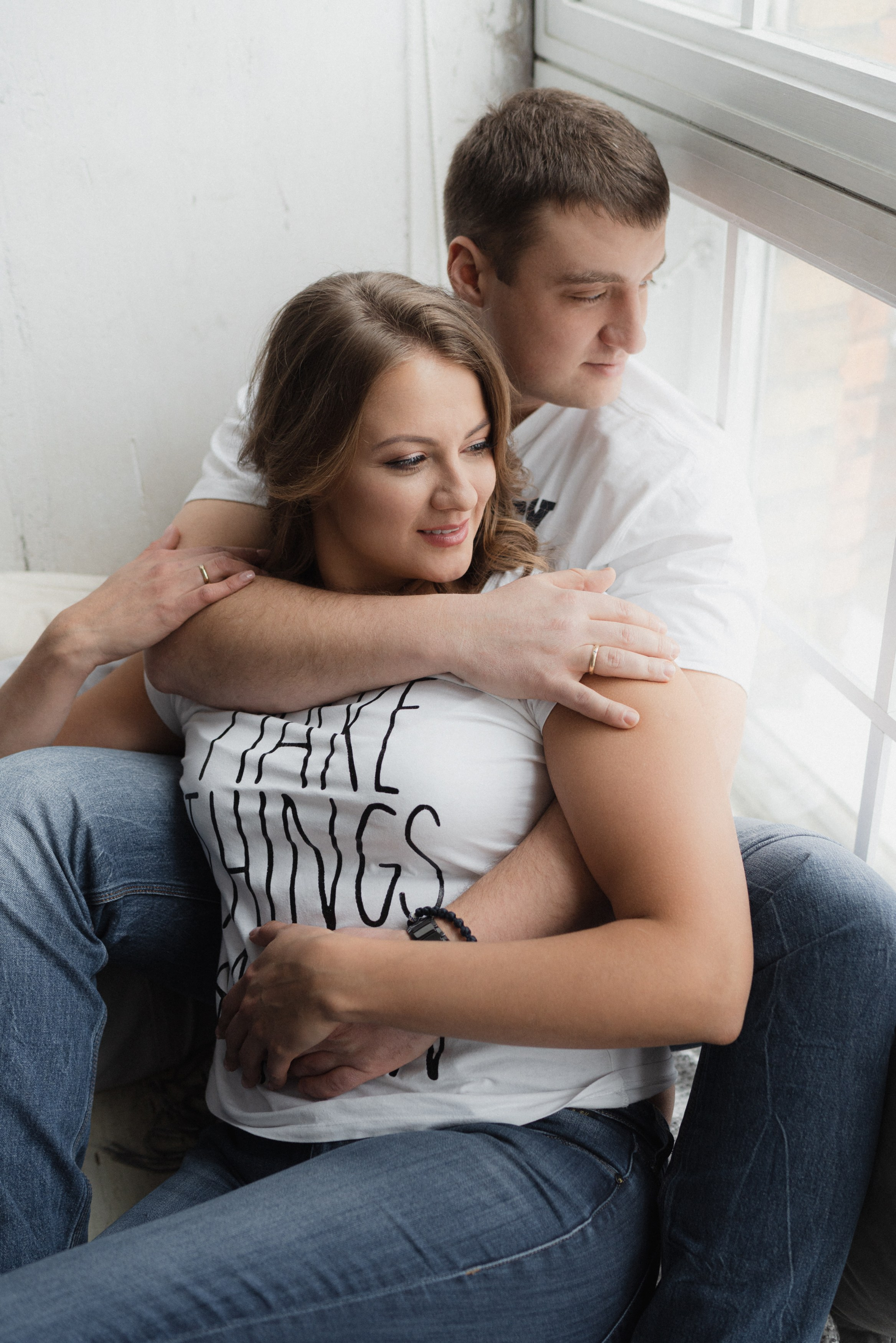 Фотосессия для семьи в студии Дананг. Фотограф в Дананге, Вьетнам. Эстетика и лайфстайл