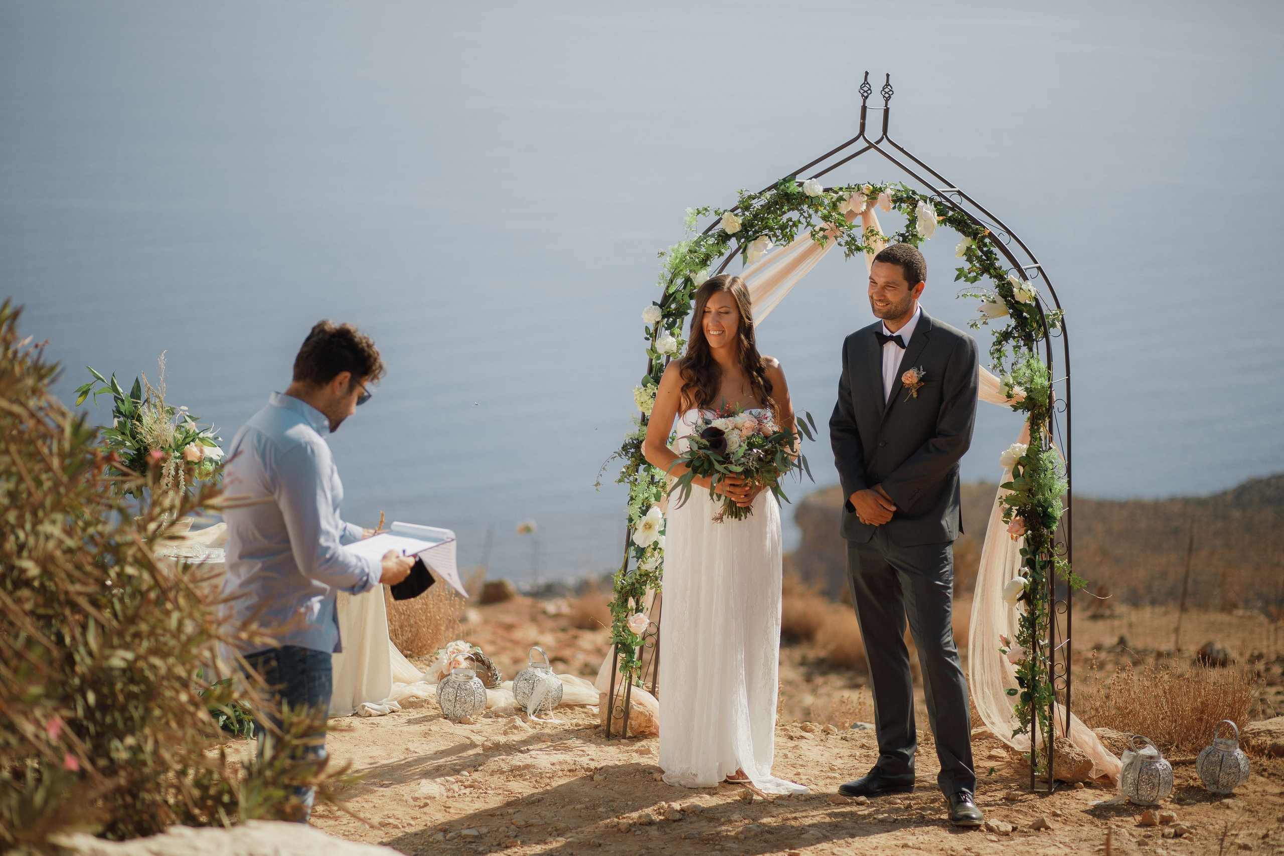 Marino & Steffi, Crete. Denny Savon — Photographer in Santorini | Weddings, Love Stories & Flying Dress