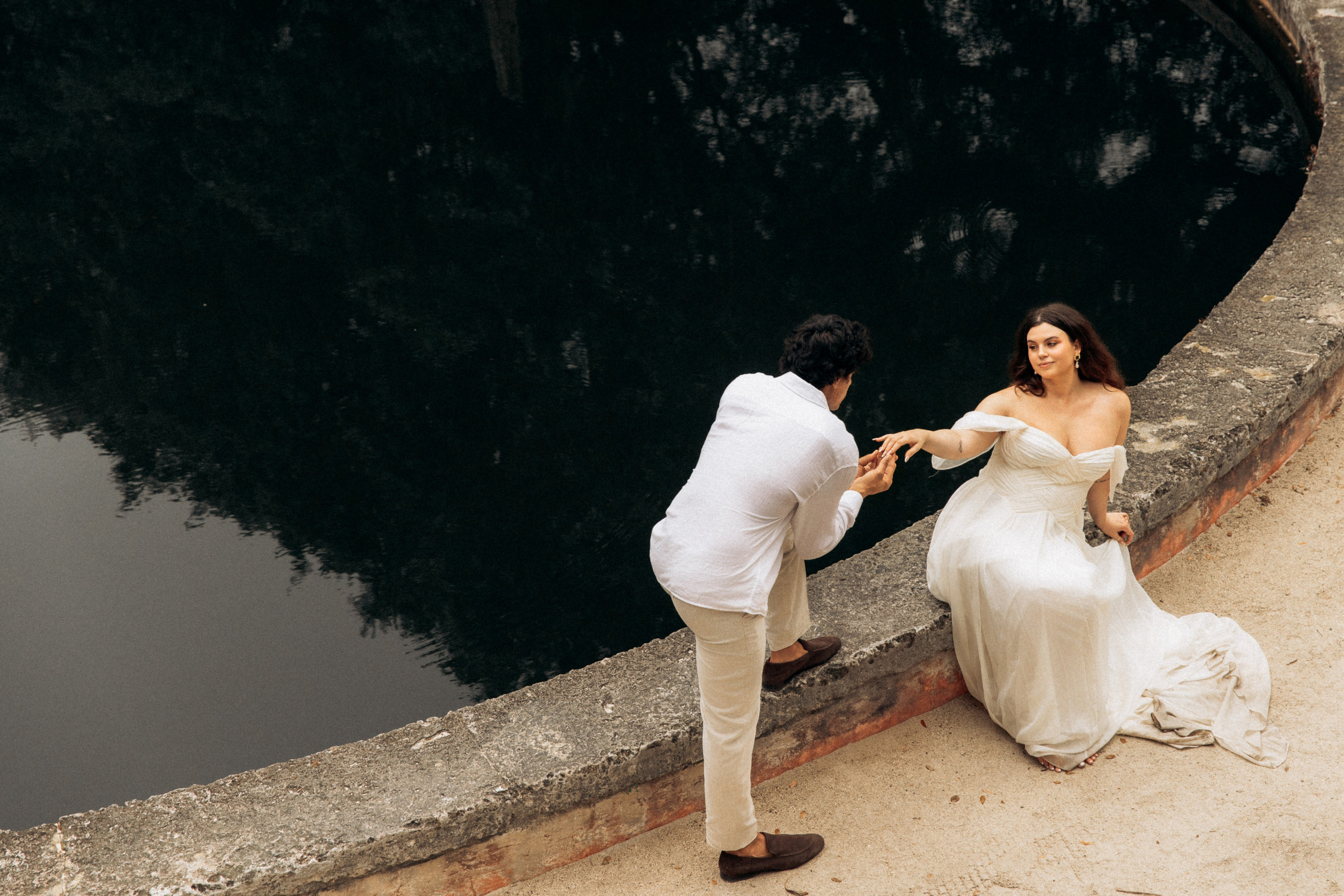 Lindsay & Kirk | Elopement at Vizcaya Museum & Gardens