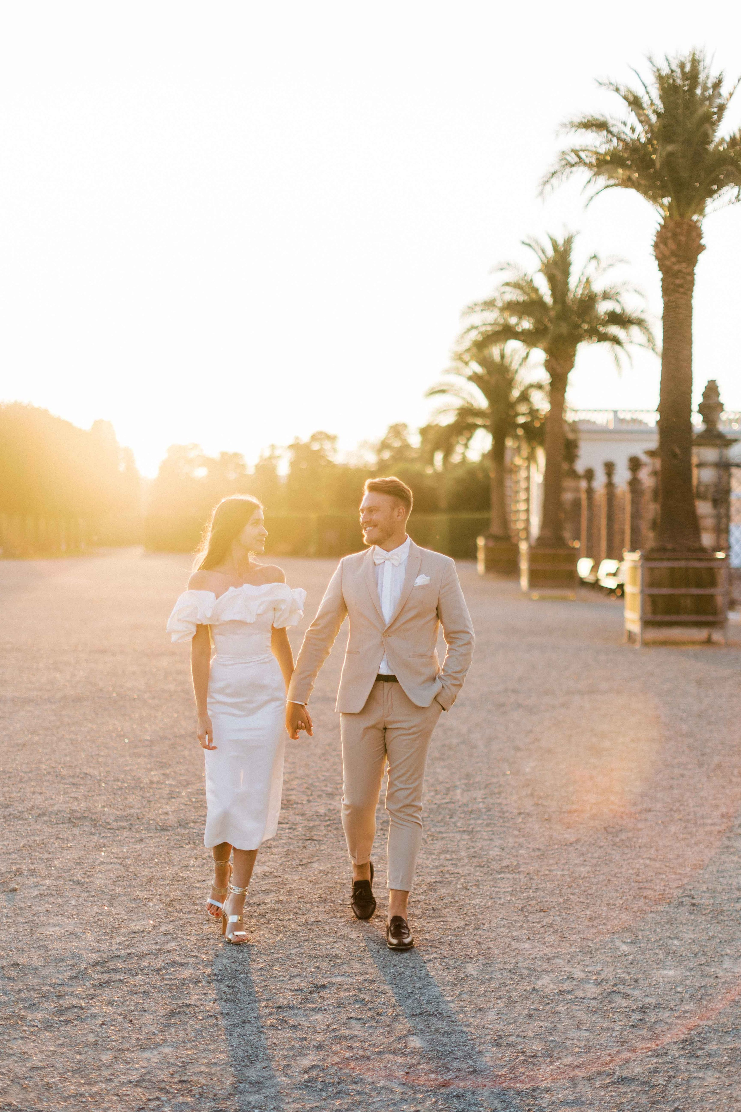 After Wedding Shoot at Sunset