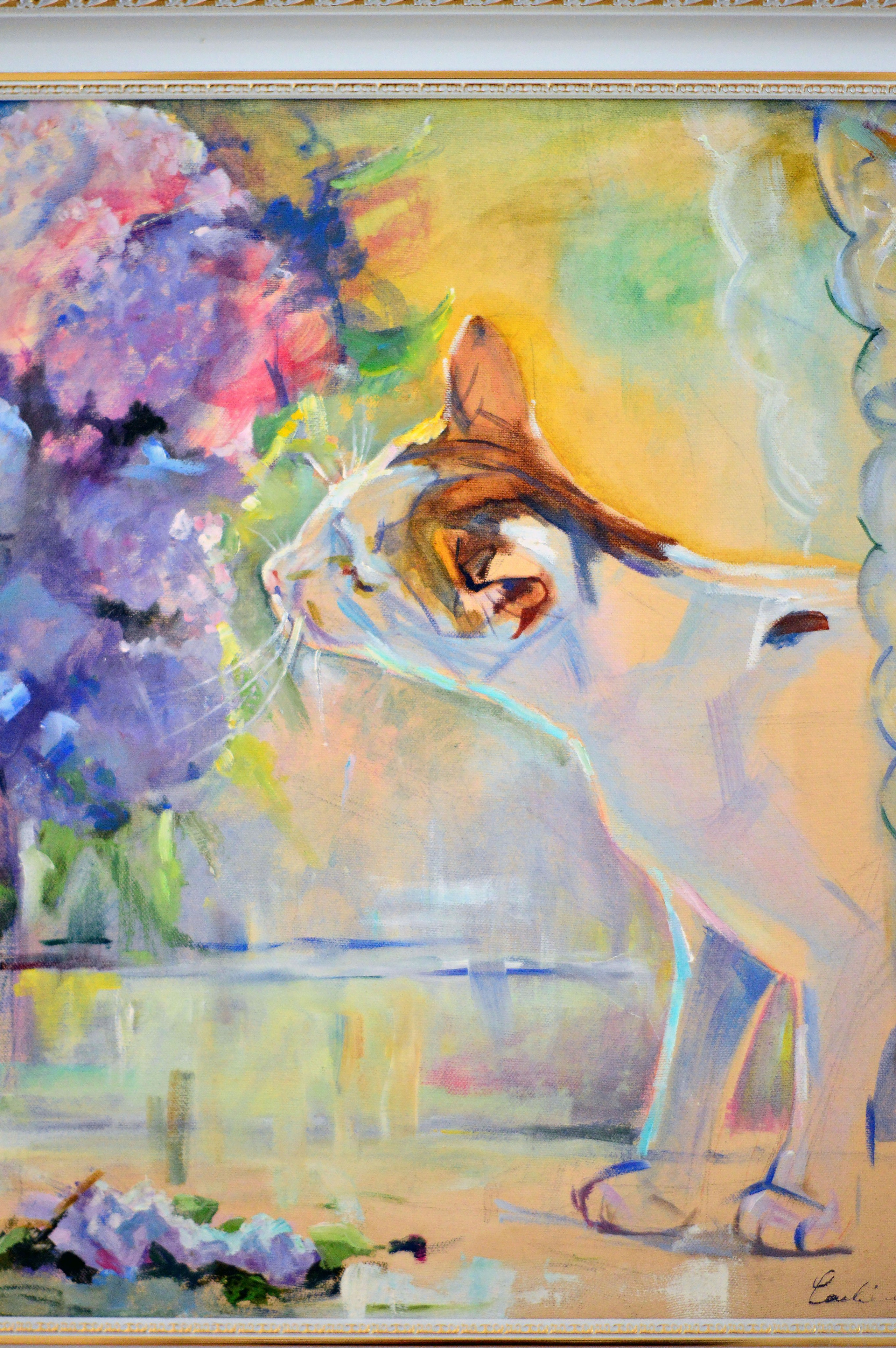 «Cat Milka». Художник живописец Савелова Ольга