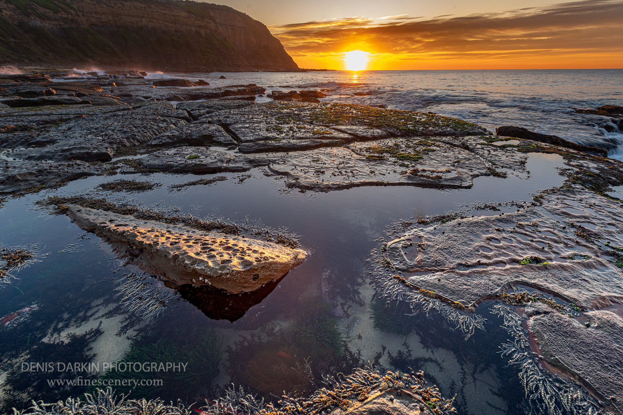 Low tide at Susan Gilmore Beach, Newcastle, NSW