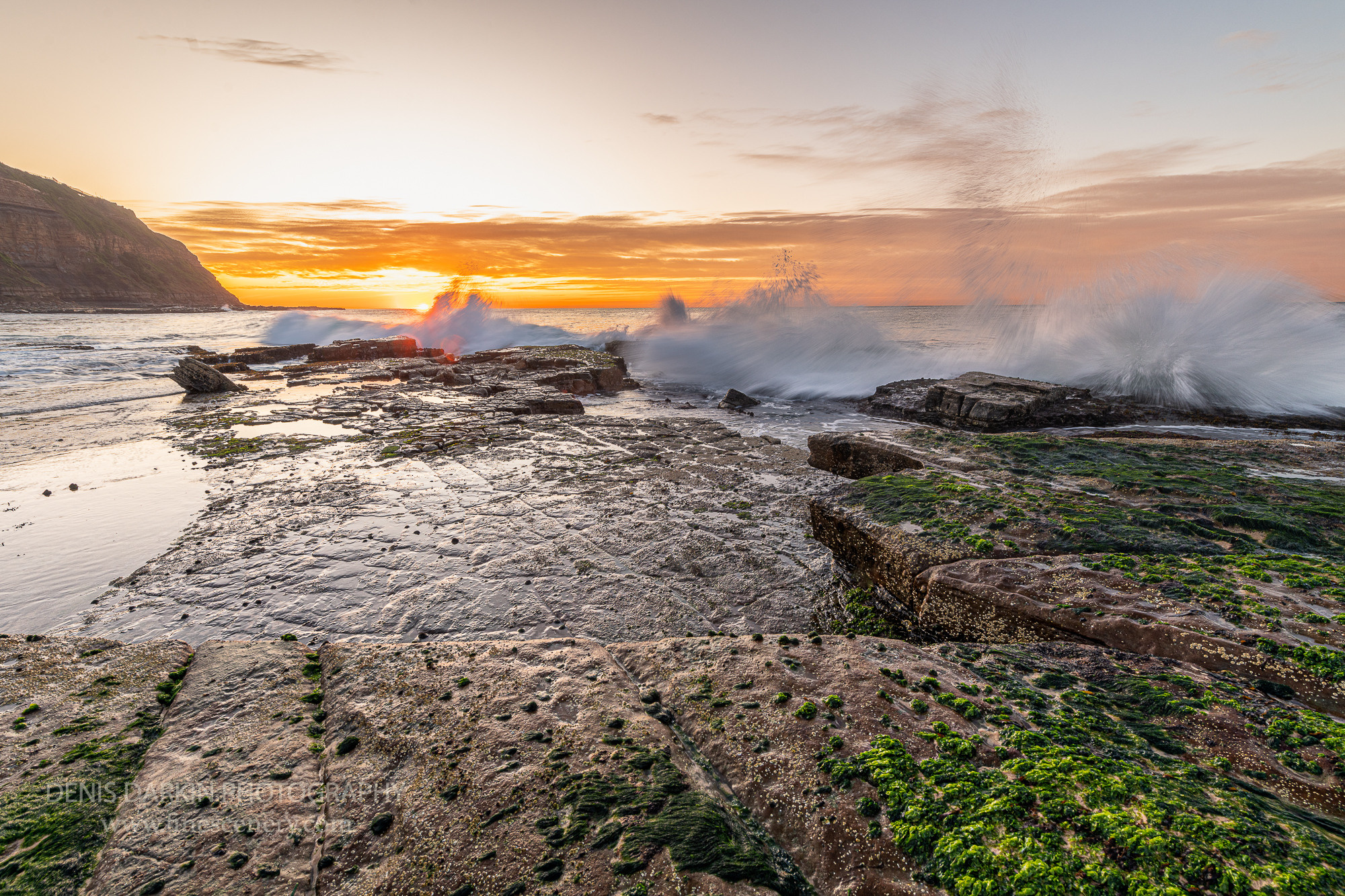 Sunrise at Susan Gilmore Beach, Newcastle, NSW