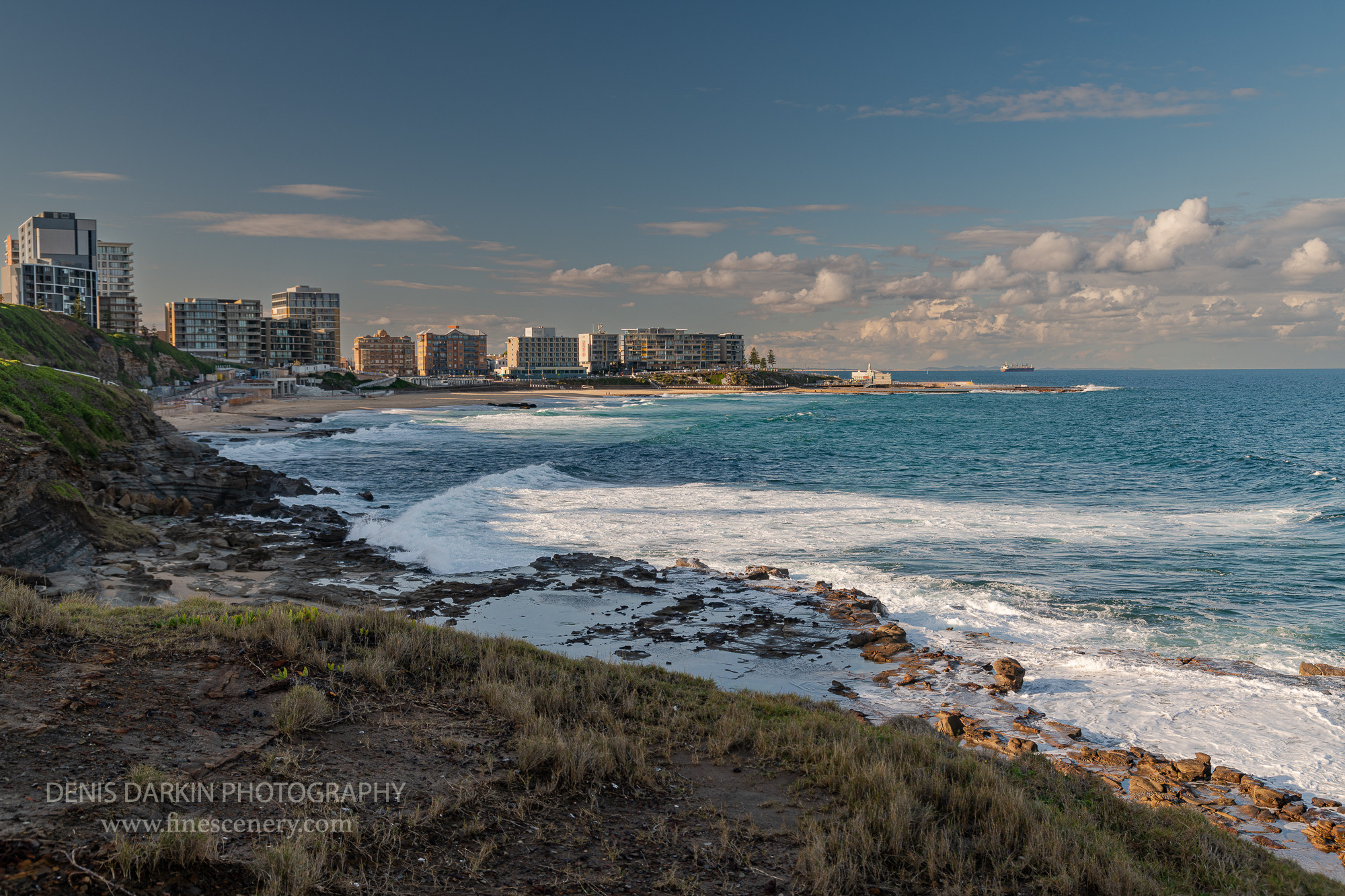 Newcastle Beach, NSW, cityscape, seascape, ocean, outdoors
