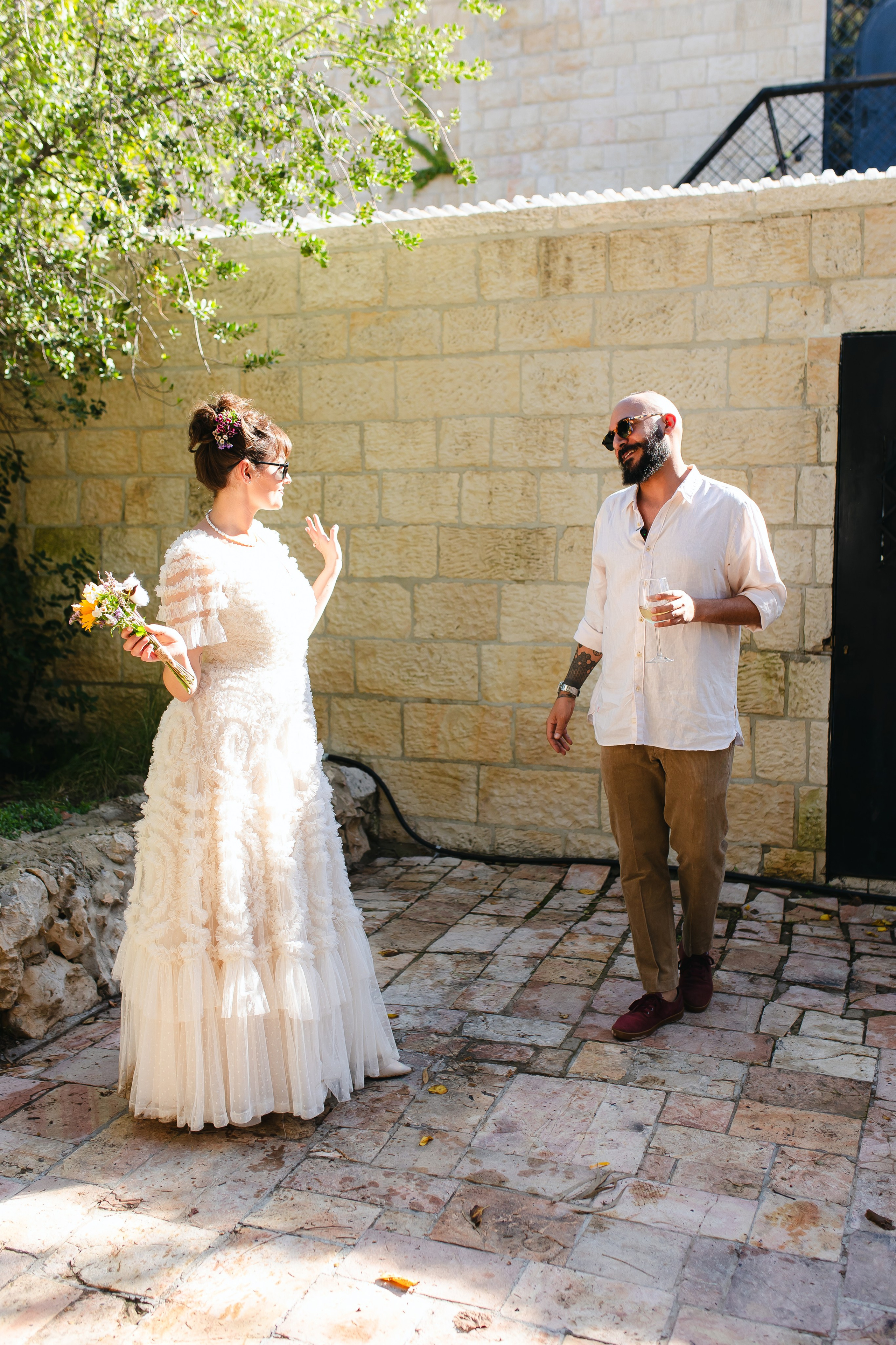 MORNING WEDDING AT YAMIN MOSHE. PHOTOGRAPHER IN ISRAEL