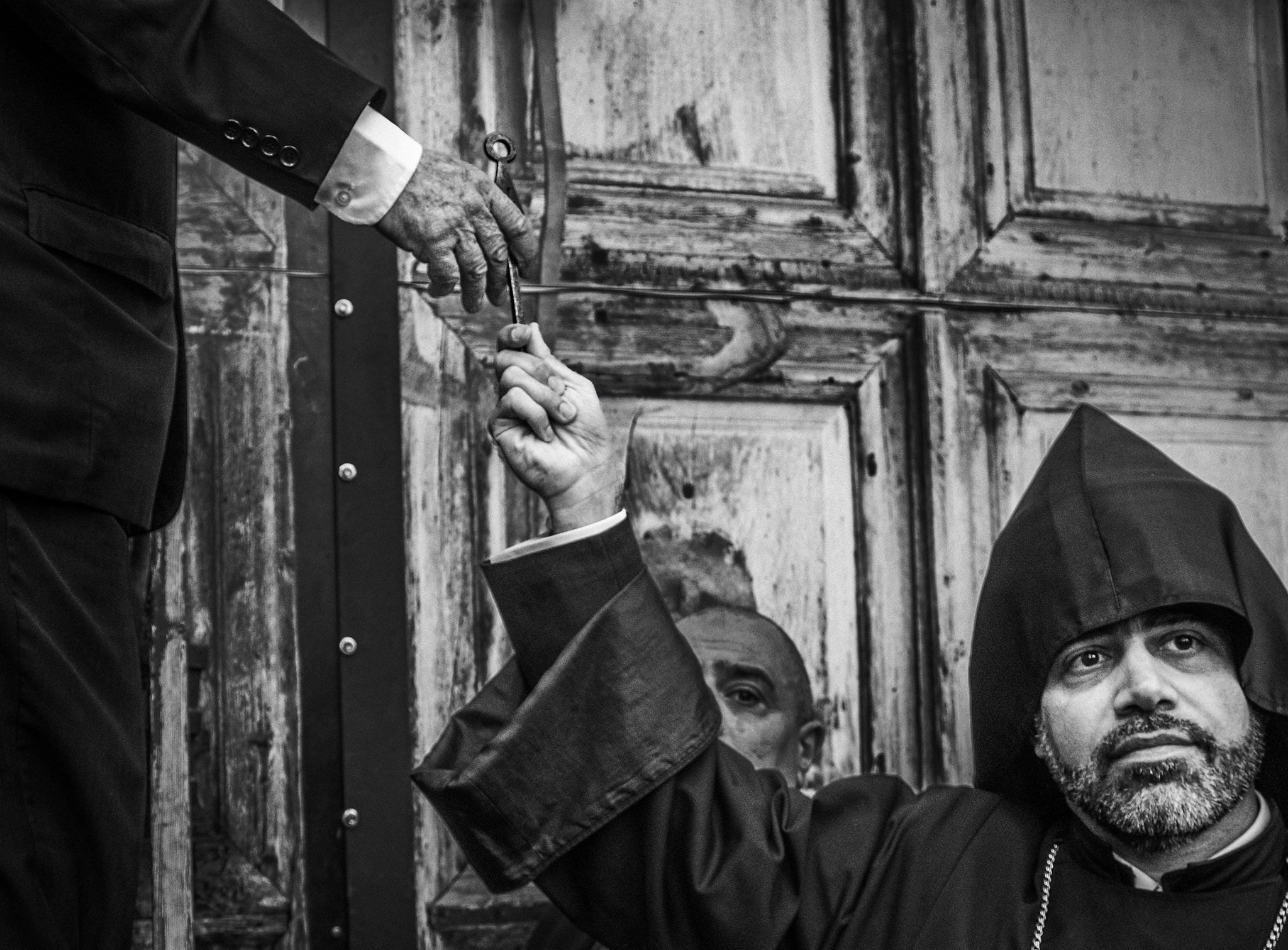 Keepers of the Key — Holy Fire Ceremony, Jerusalem. Zeev Kurlianchick — Documentary Photographer